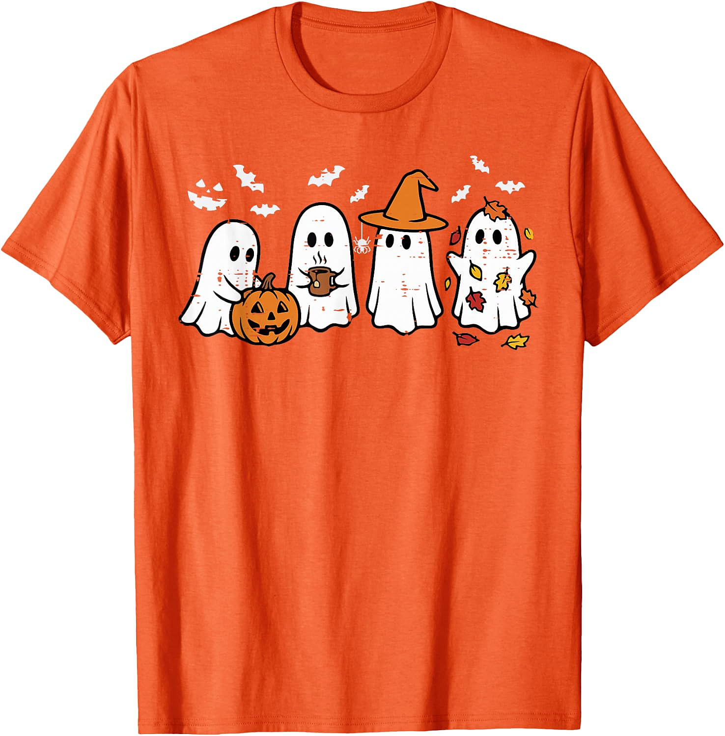 Cute Halloween Ghost T-Shirt | Funny Fall Graphic Tee