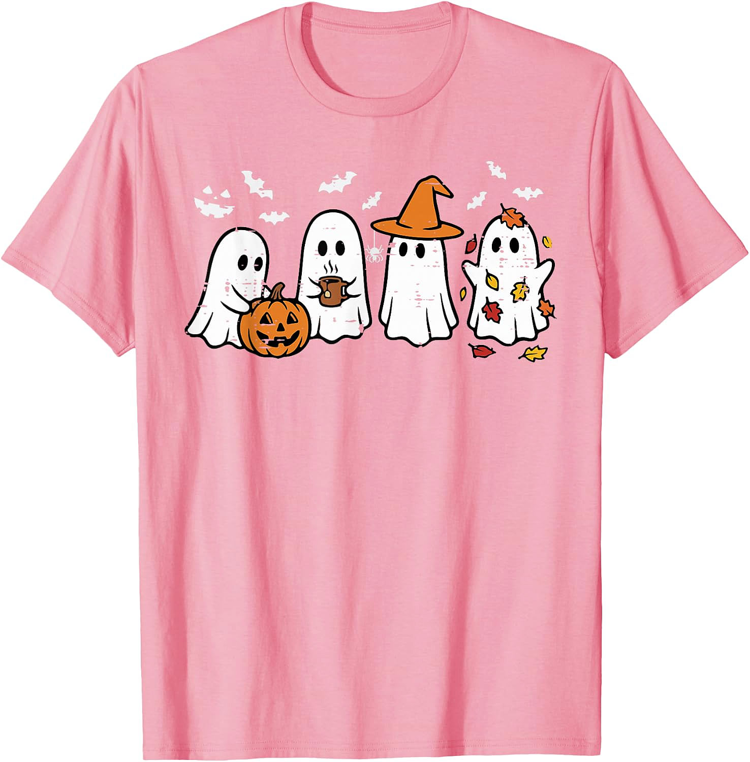 Cute Halloween Ghost T-Shirt | Funny Fall Graphic Tee