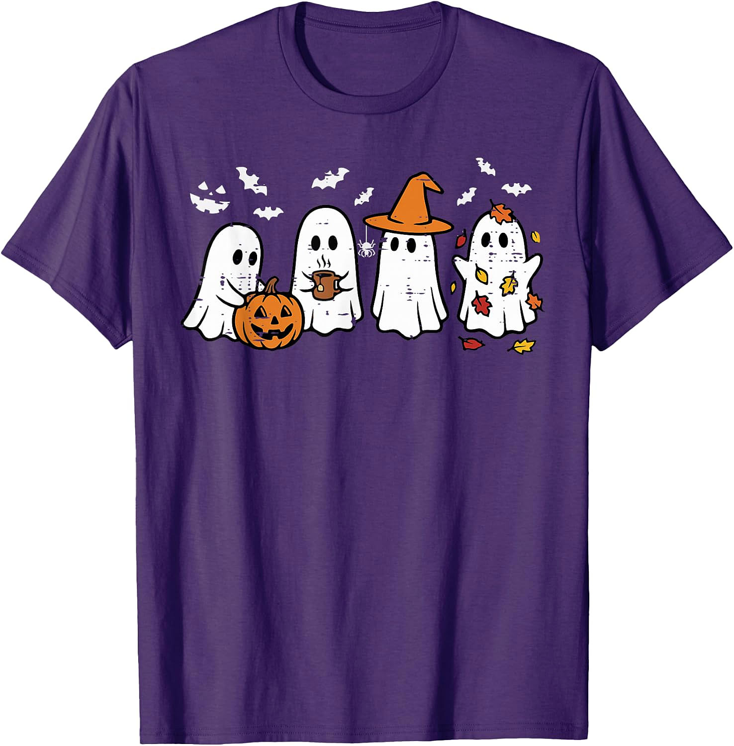 Cute Halloween Ghost T-Shirt | Funny Fall Graphic Tee