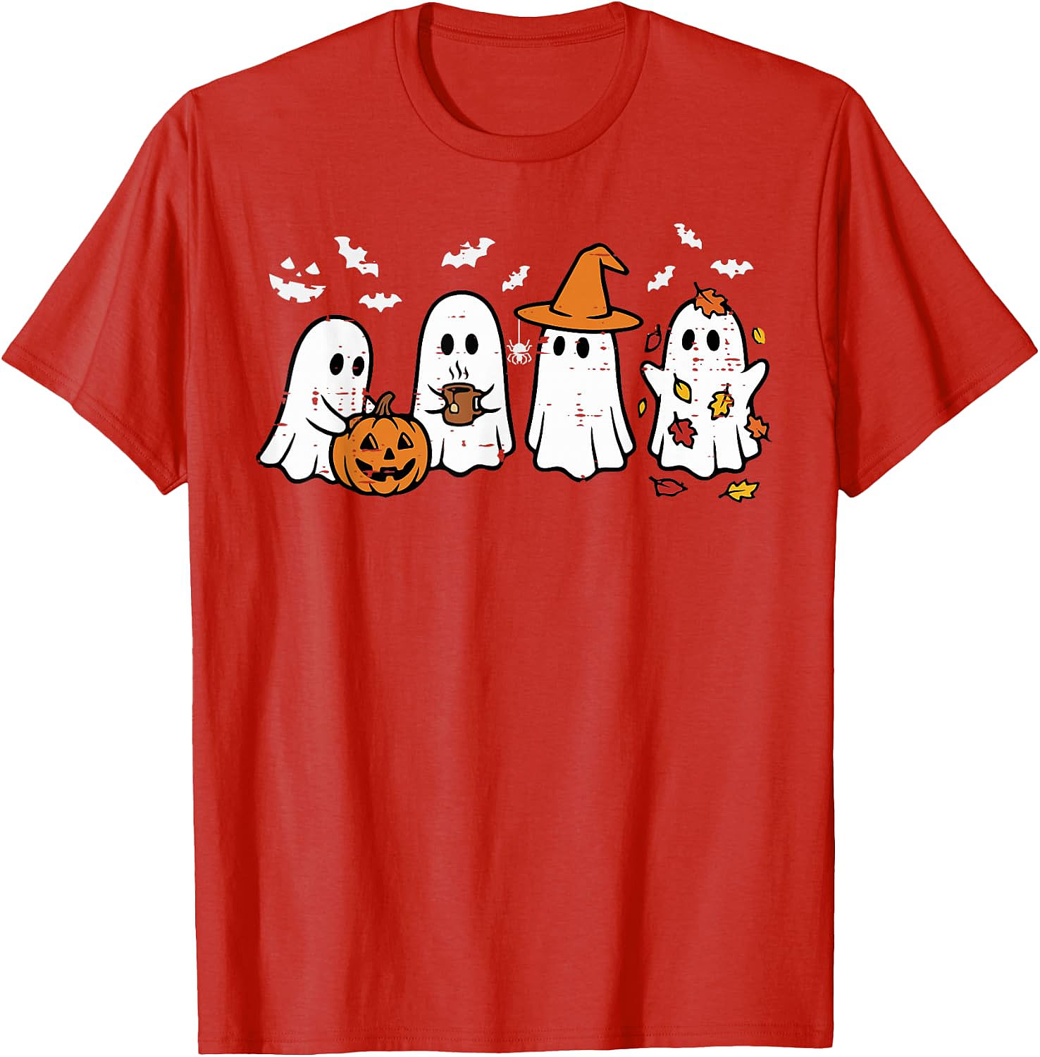 Cute Halloween Ghost T-Shirt | Funny Fall Graphic Tee
