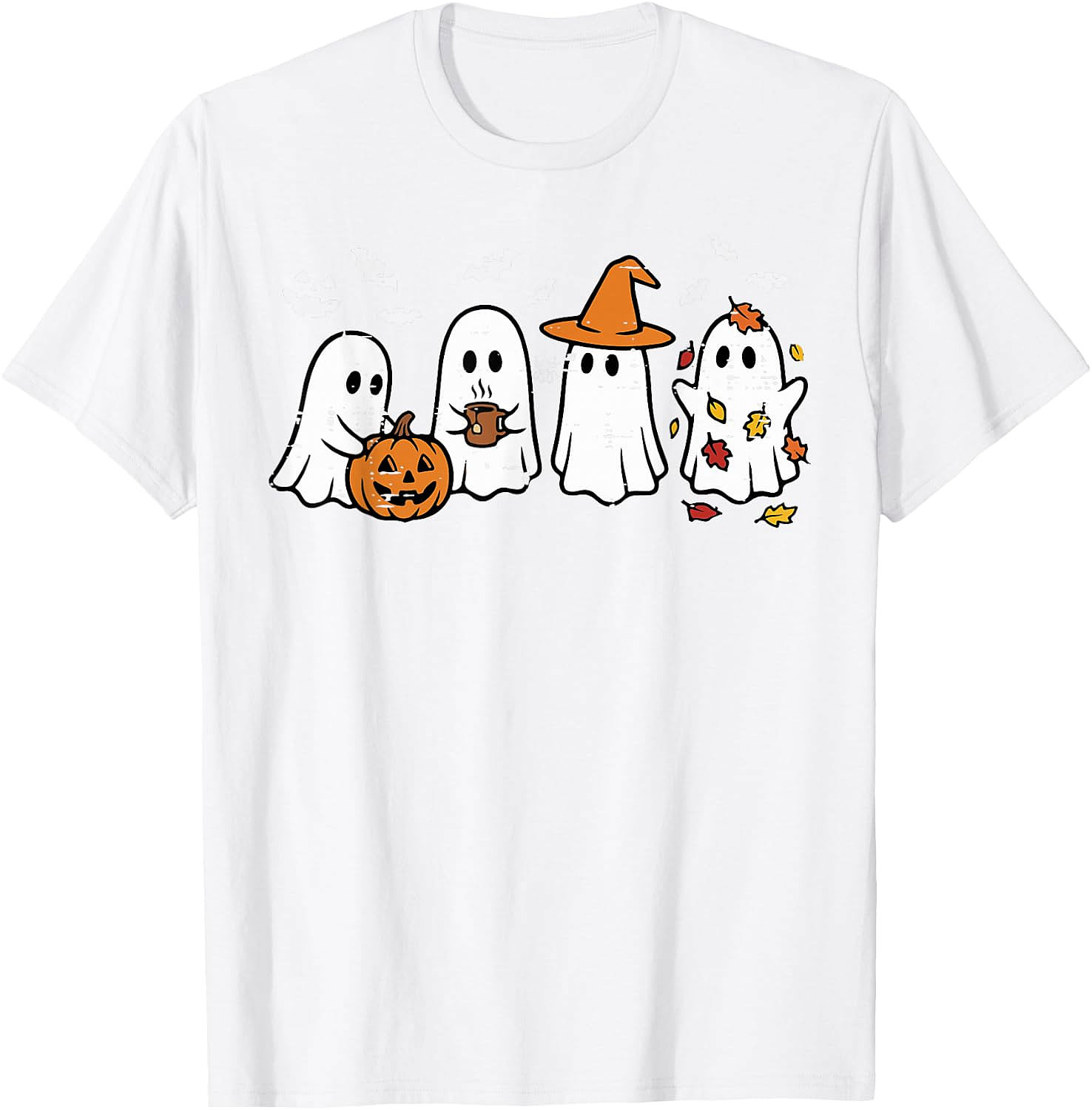 Cute Halloween Ghost T-Shirt | Funny Fall Graphic Tee