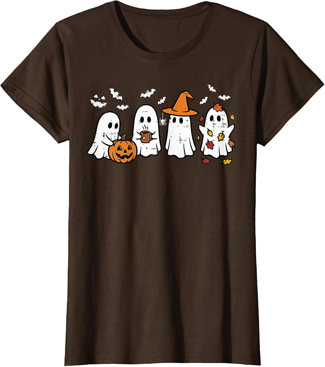Cute Halloween Ghost T-Shirt | Funny Fall Graphic Tee