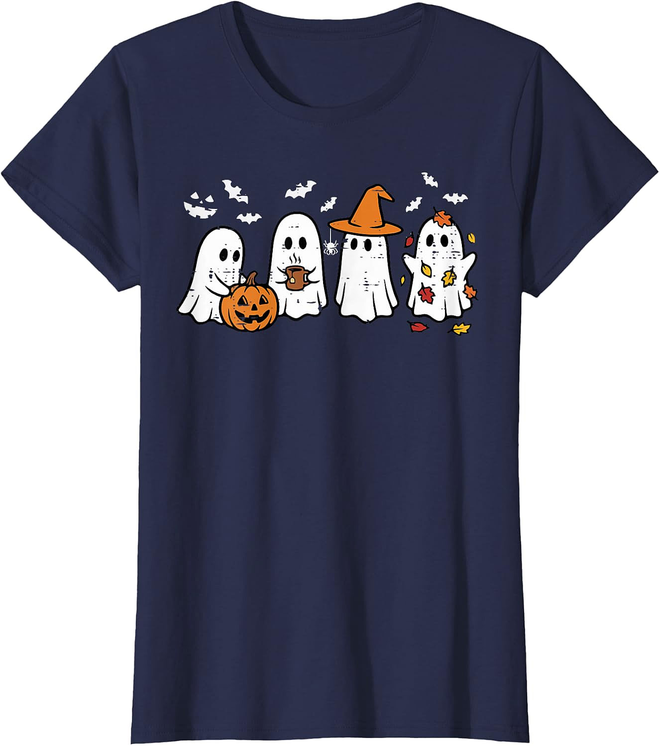 Cute Halloween Ghost T-Shirt | Funny Fall Graphic Tee