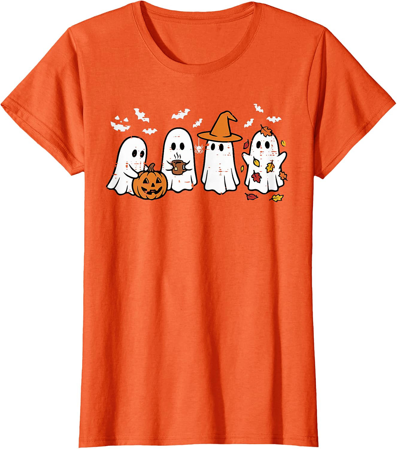 Cute Halloween Ghost T-Shirt | Funny Fall Graphic Tee