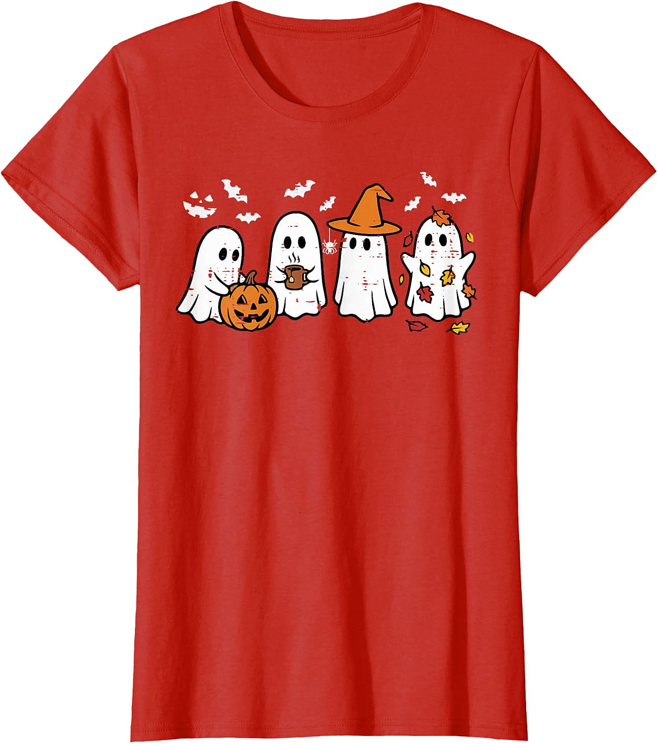Cute Halloween Ghost T-Shirt | Funny Fall Graphic Tee