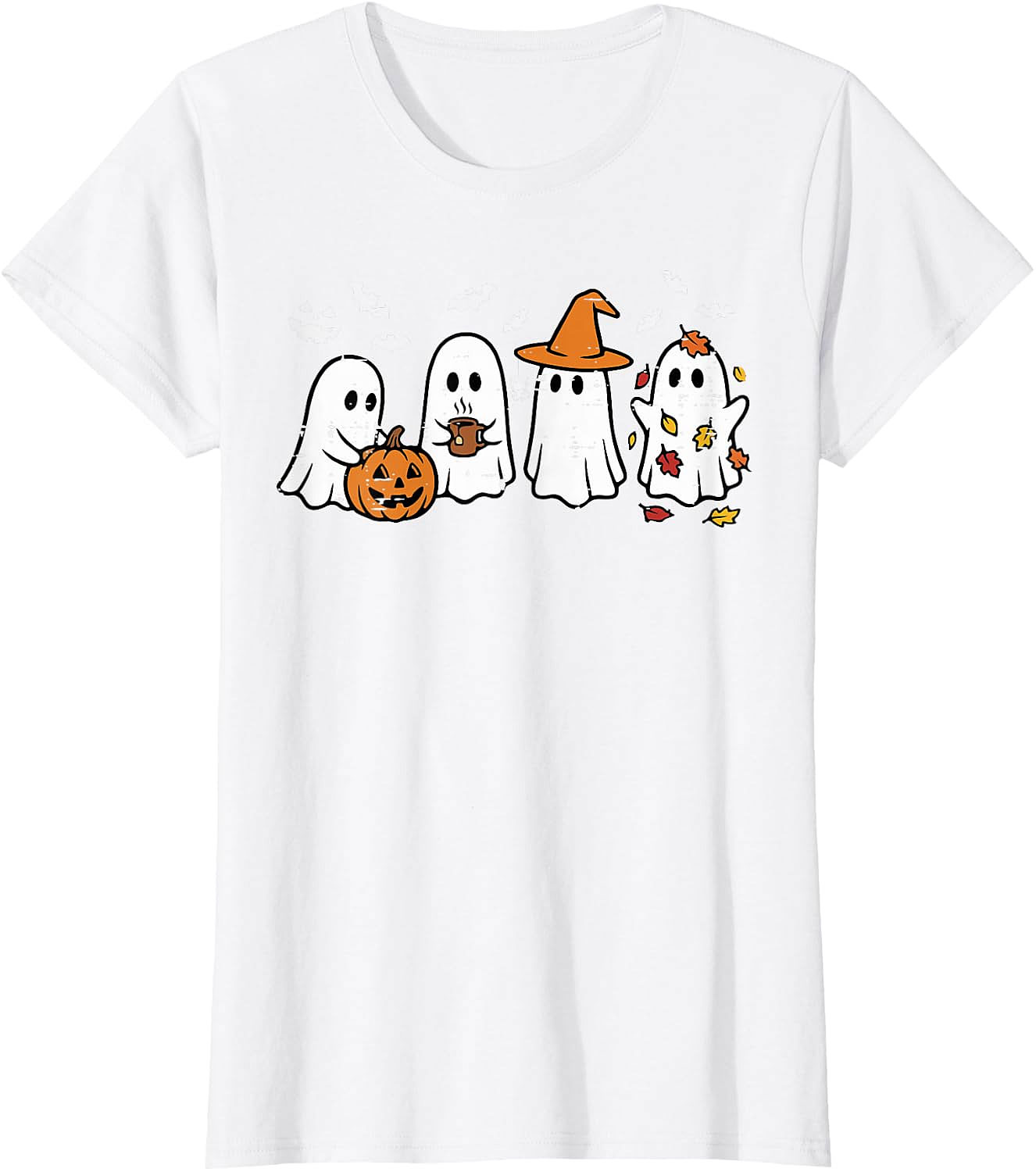 Cute Halloween Ghost T-Shirt | Funny Fall Graphic Tee