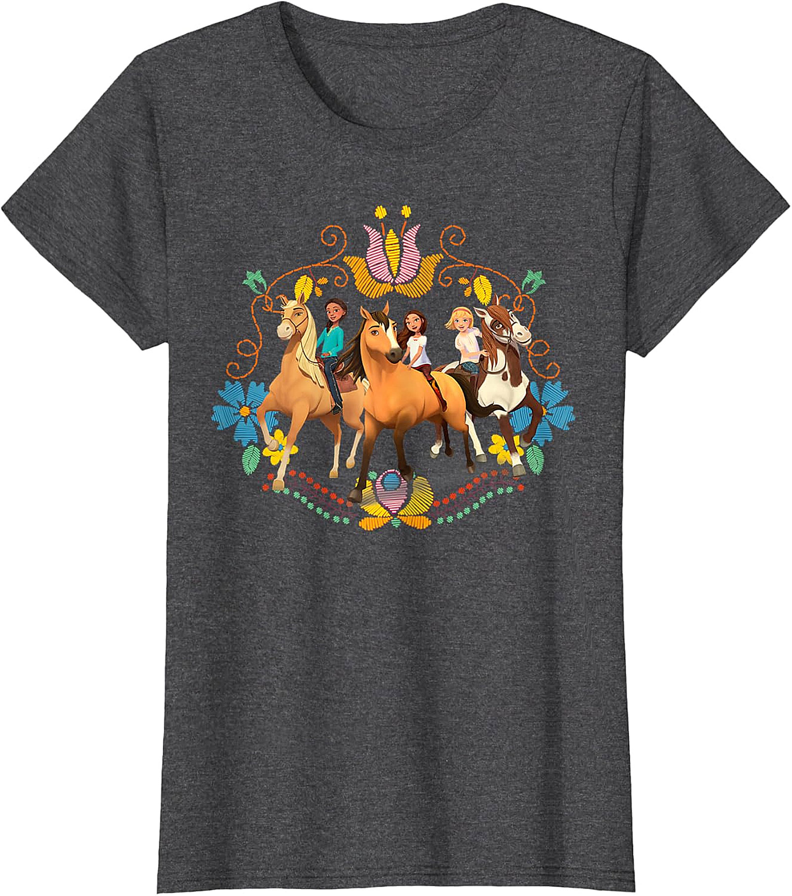 Spirit Untamed Lucky & Friends Royal Blue Kids' T-Shirt