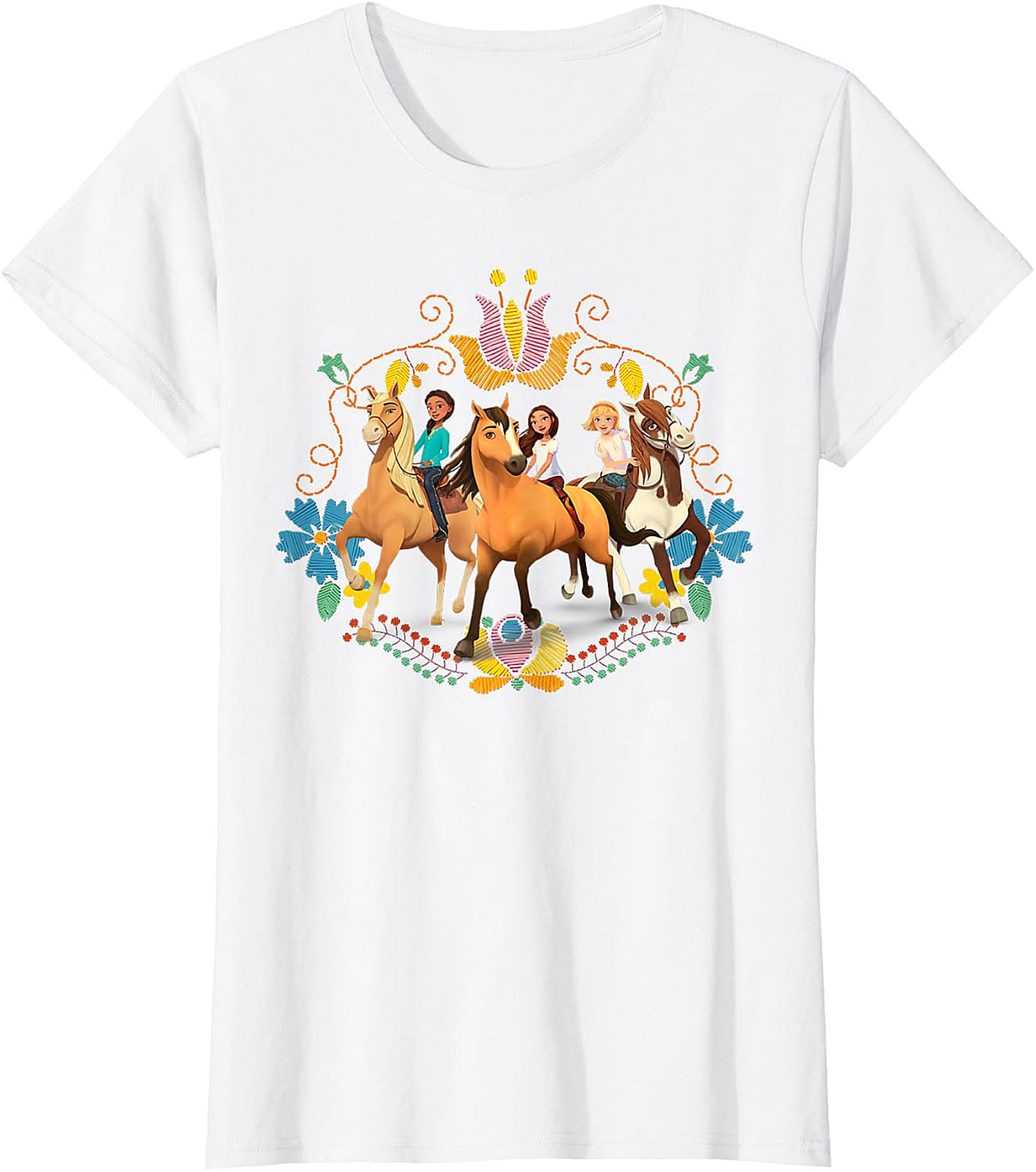 Spirit Untamed Lucky & Friends Royal Blue Kids' T-Shirt