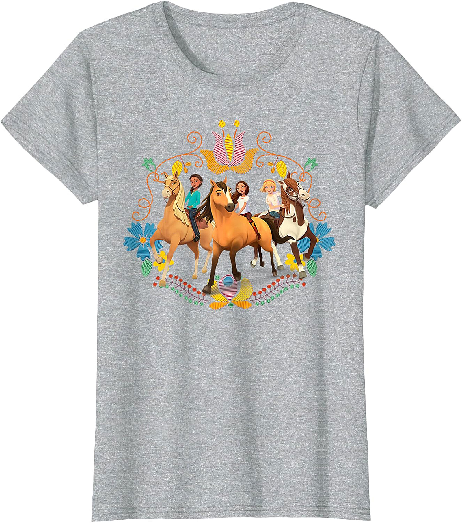 Spirit Untamed Lucky & Friends Royal Blue Kids' T-Shirt