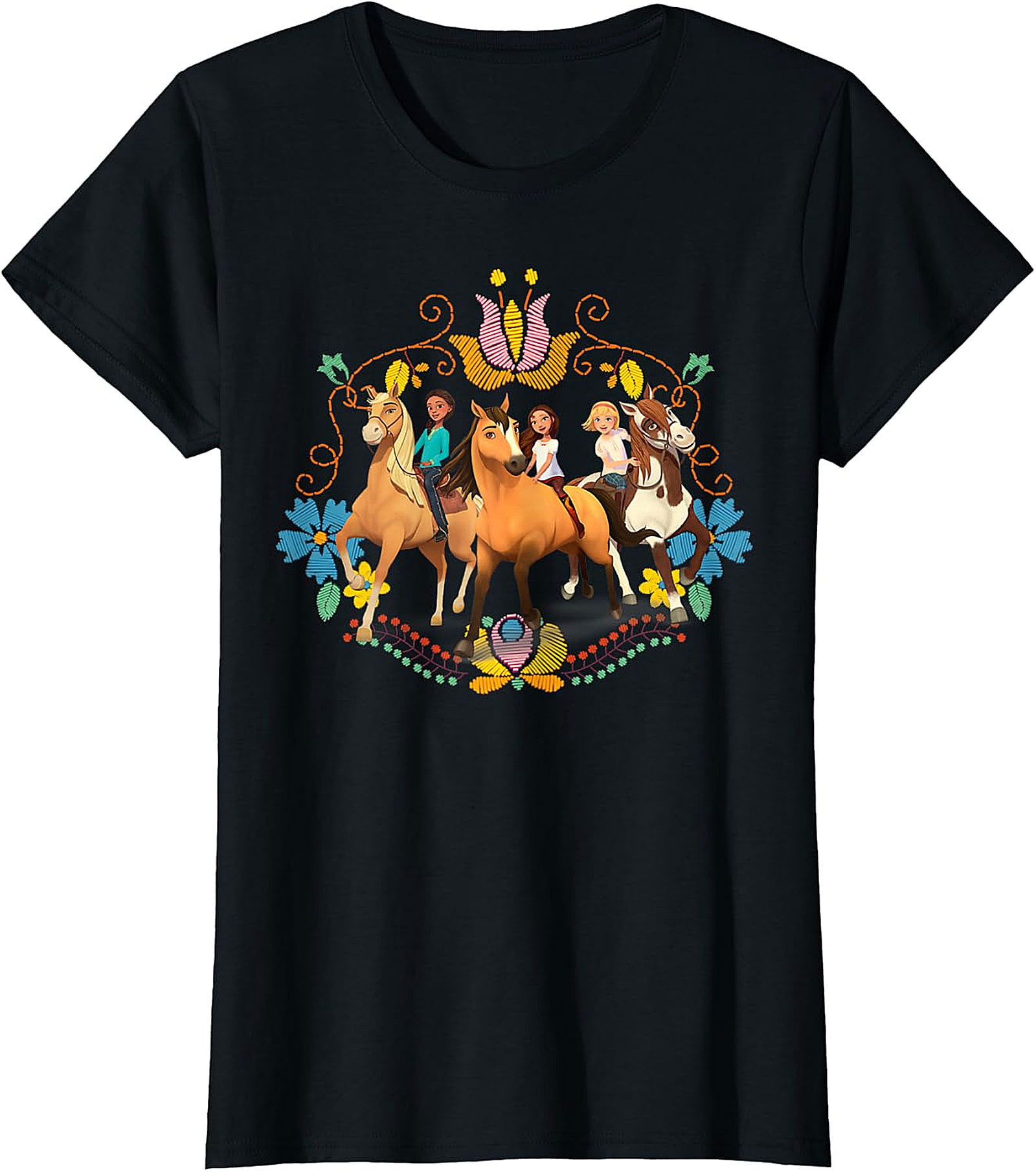 Spirit Untamed Lucky & Friends Royal Blue Kids' T-Shirt