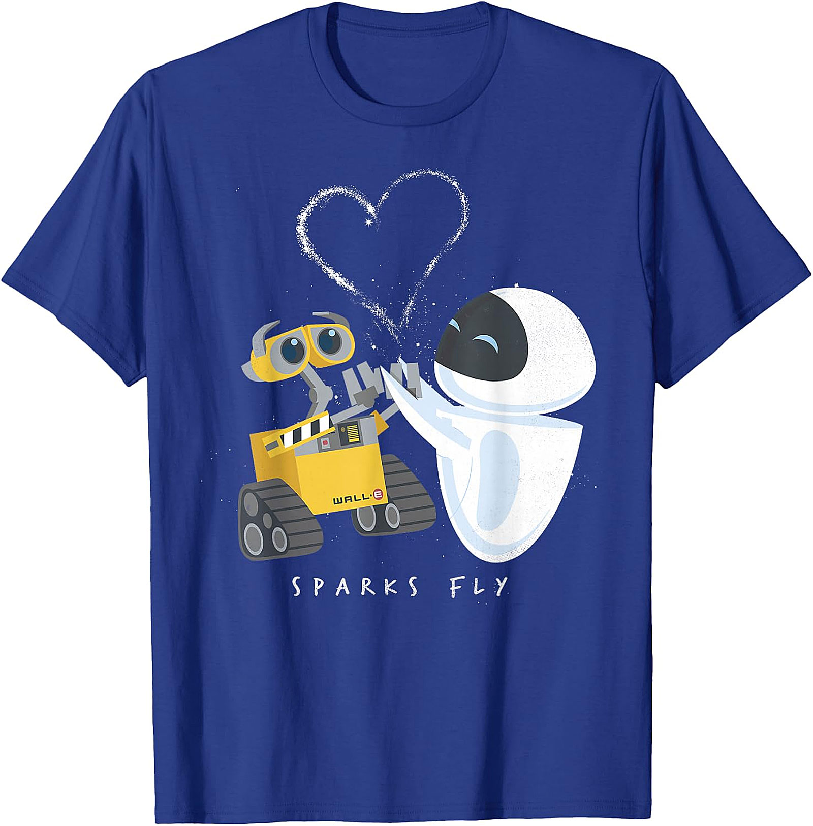 WALL-E & EVE Sparks Fly T-Shirt | Disney Pixar Love Tee
