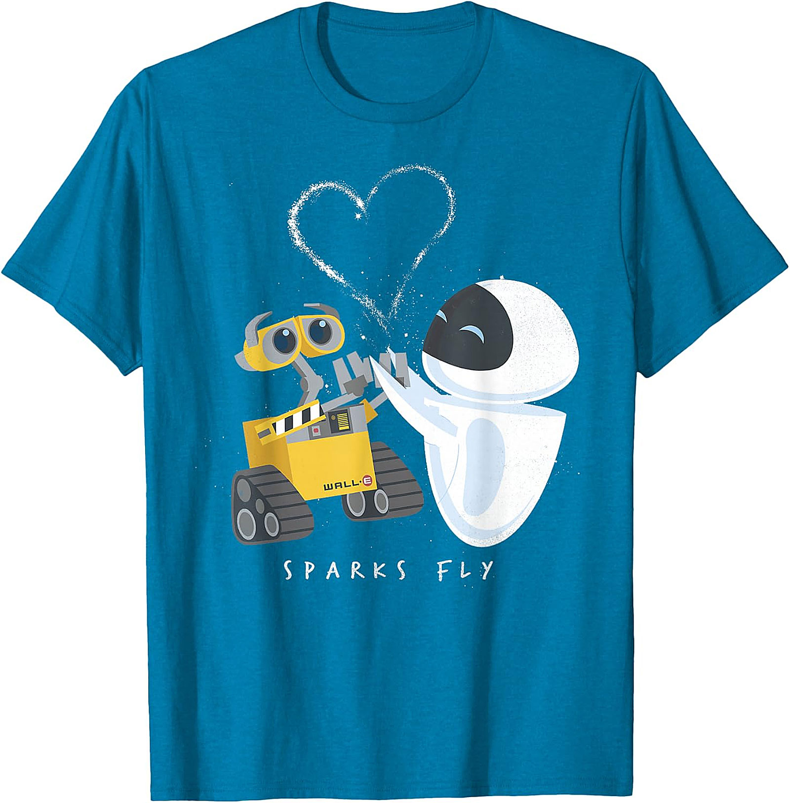 WALL-E & EVE Sparks Fly T-Shirt | Disney Pixar Love Tee