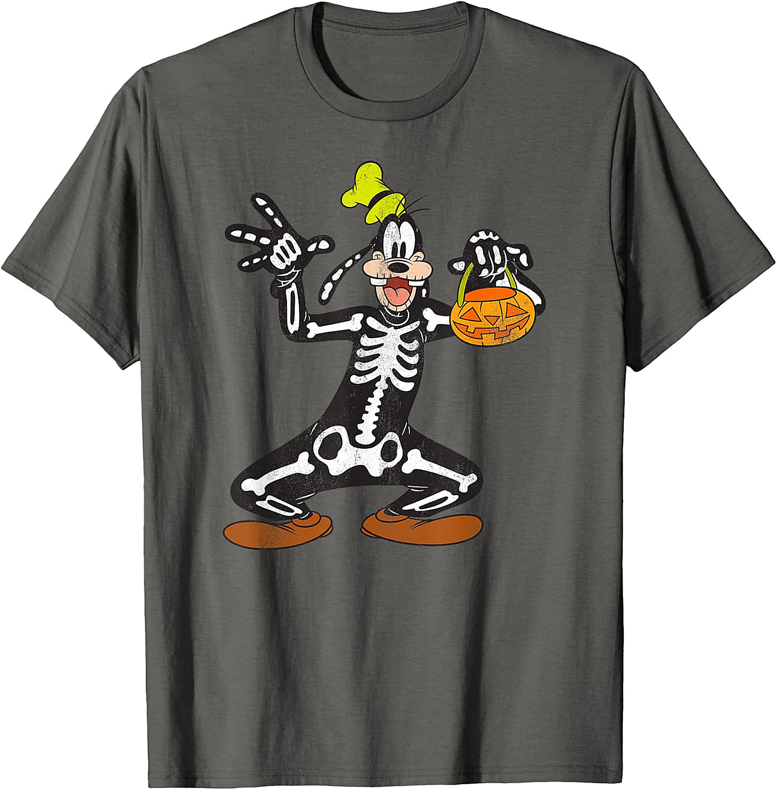 Goofy Skeleton Halloween T-Shirt | Official