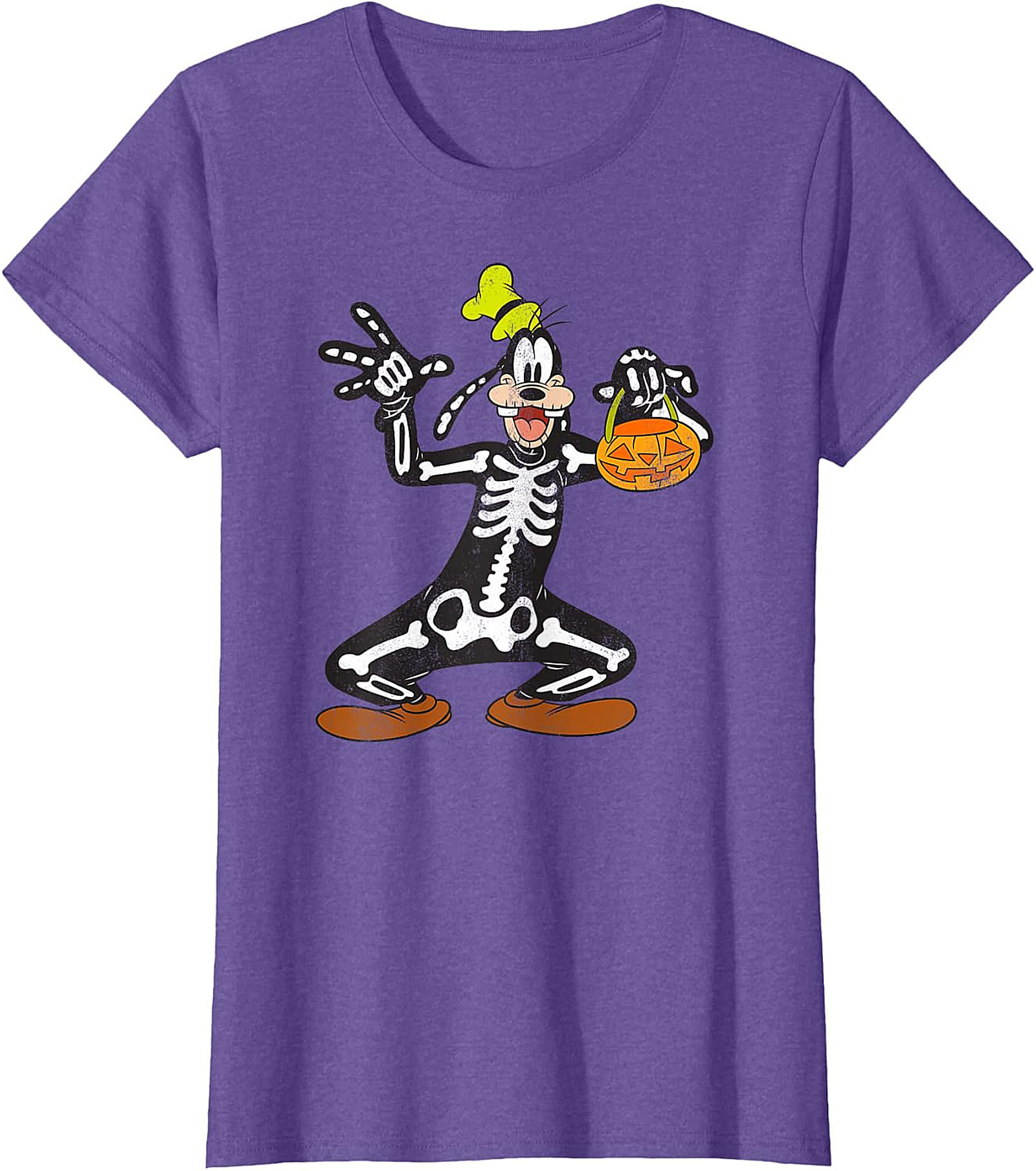Goofy Skeleton Halloween T-Shirt | Official