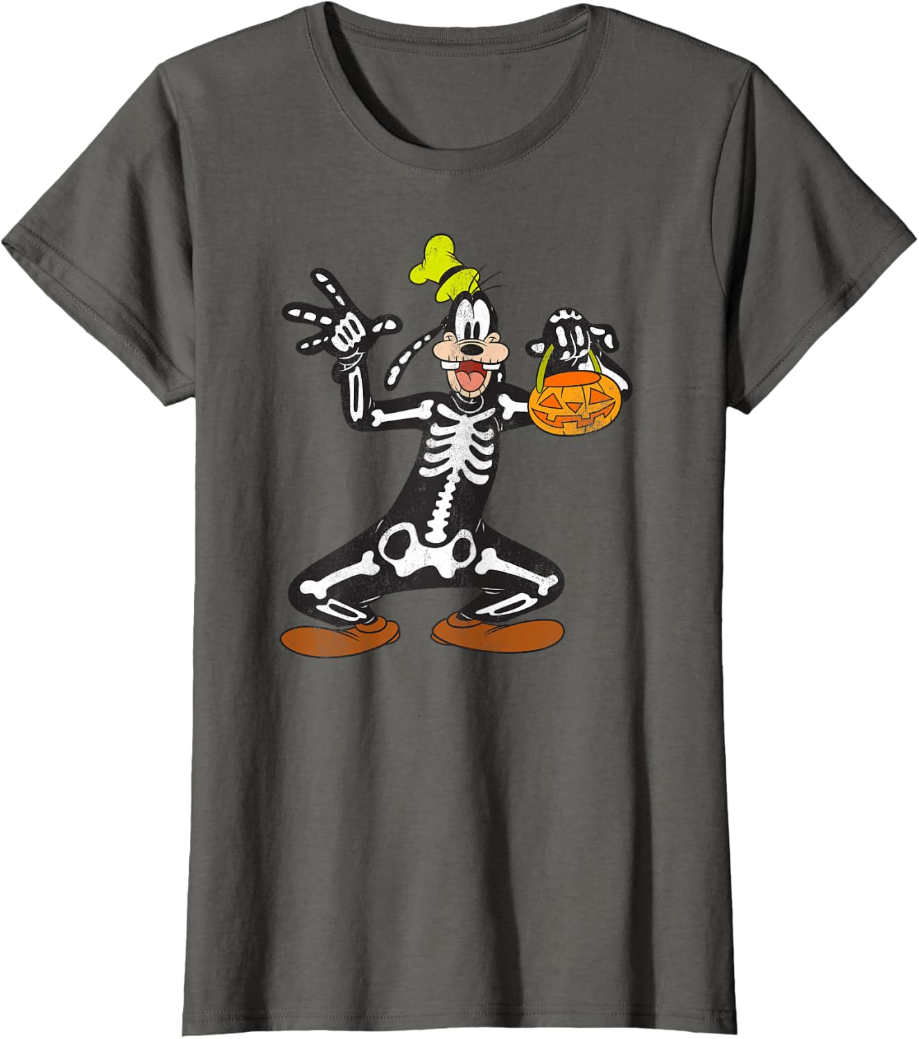 Goofy Skeleton Halloween T-Shirt | Official