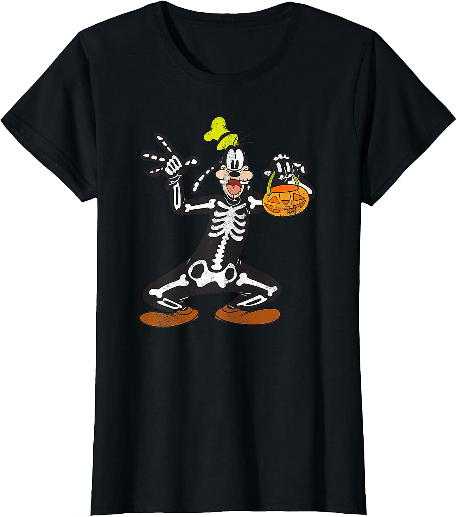 Goofy Skeleton Halloween T-Shirt | Official