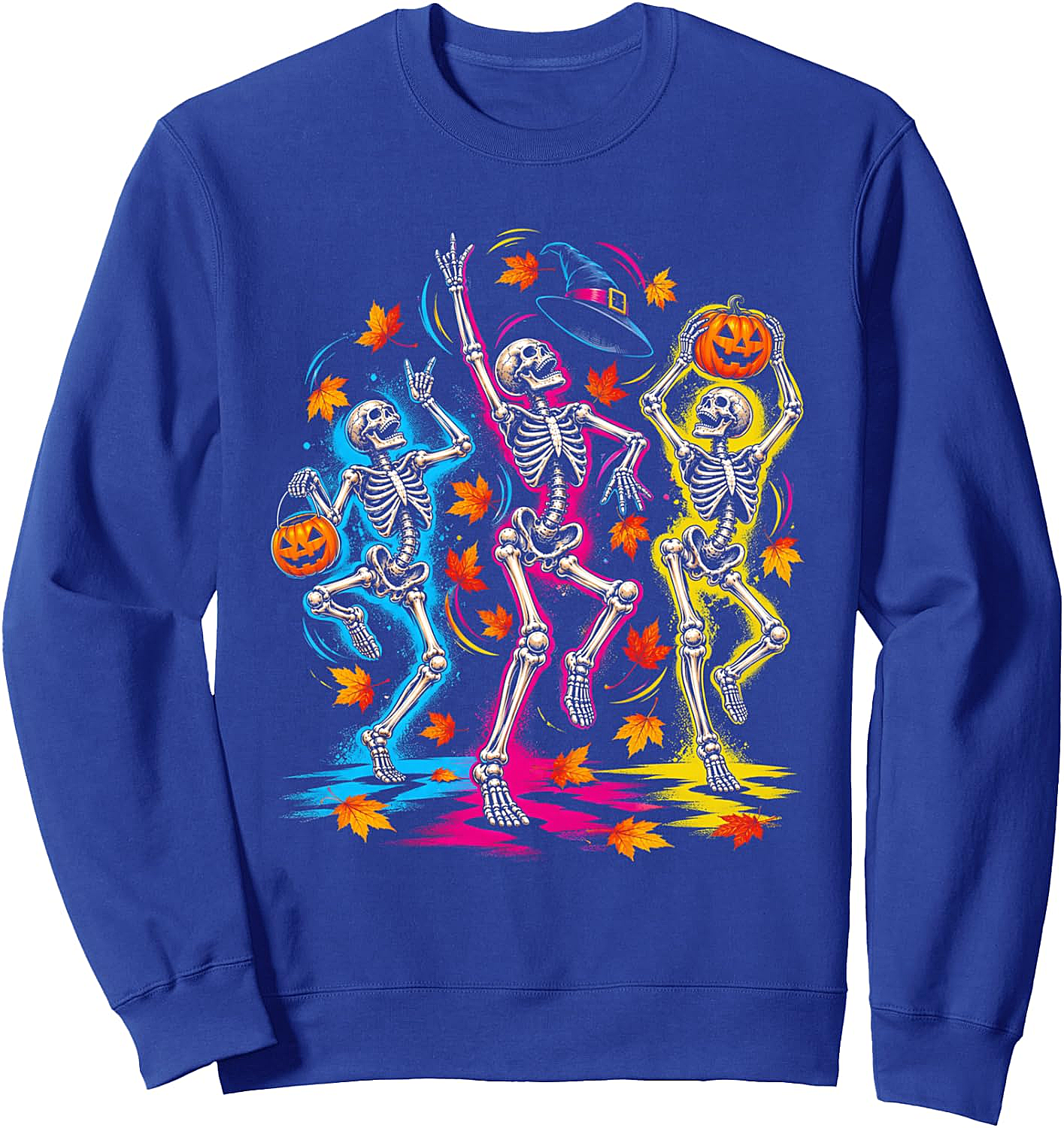 Dancing Skeleton Halloween Sweatshirt - Spooky Fun