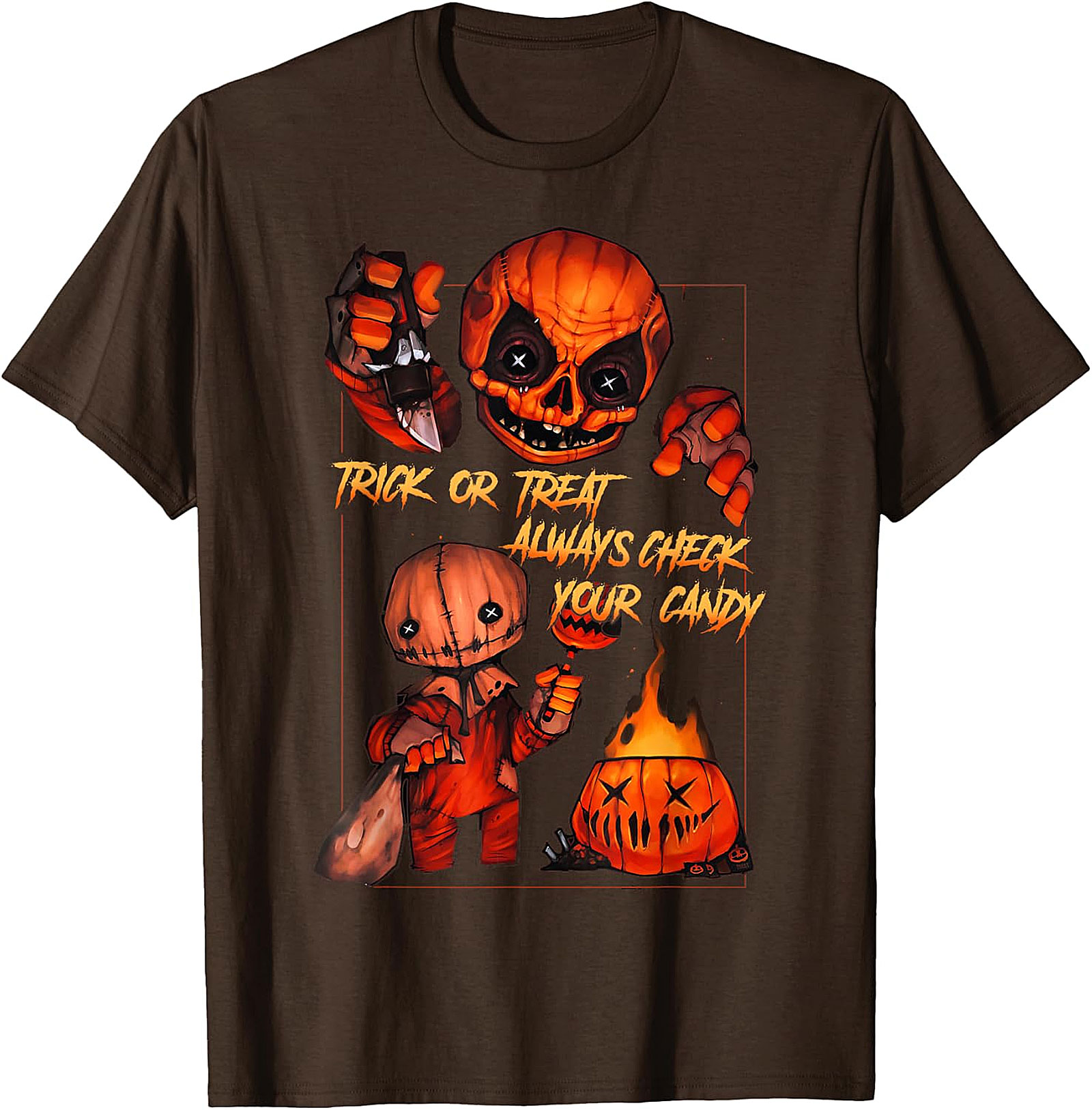 Trick 'r Treat Sam 'Always Check Your Candy' Black T-Shirt