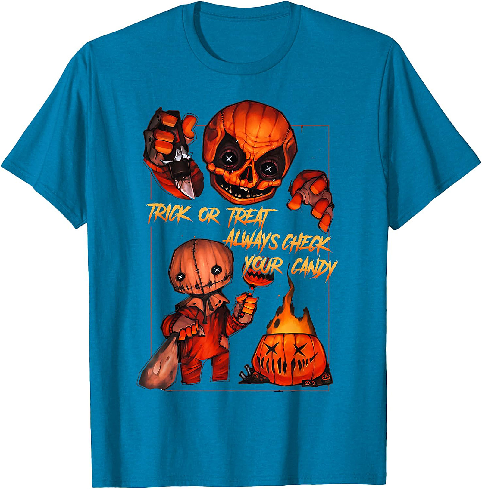 Trick 'r Treat Sam 'Always Check Your Candy' Black T-Shirt
