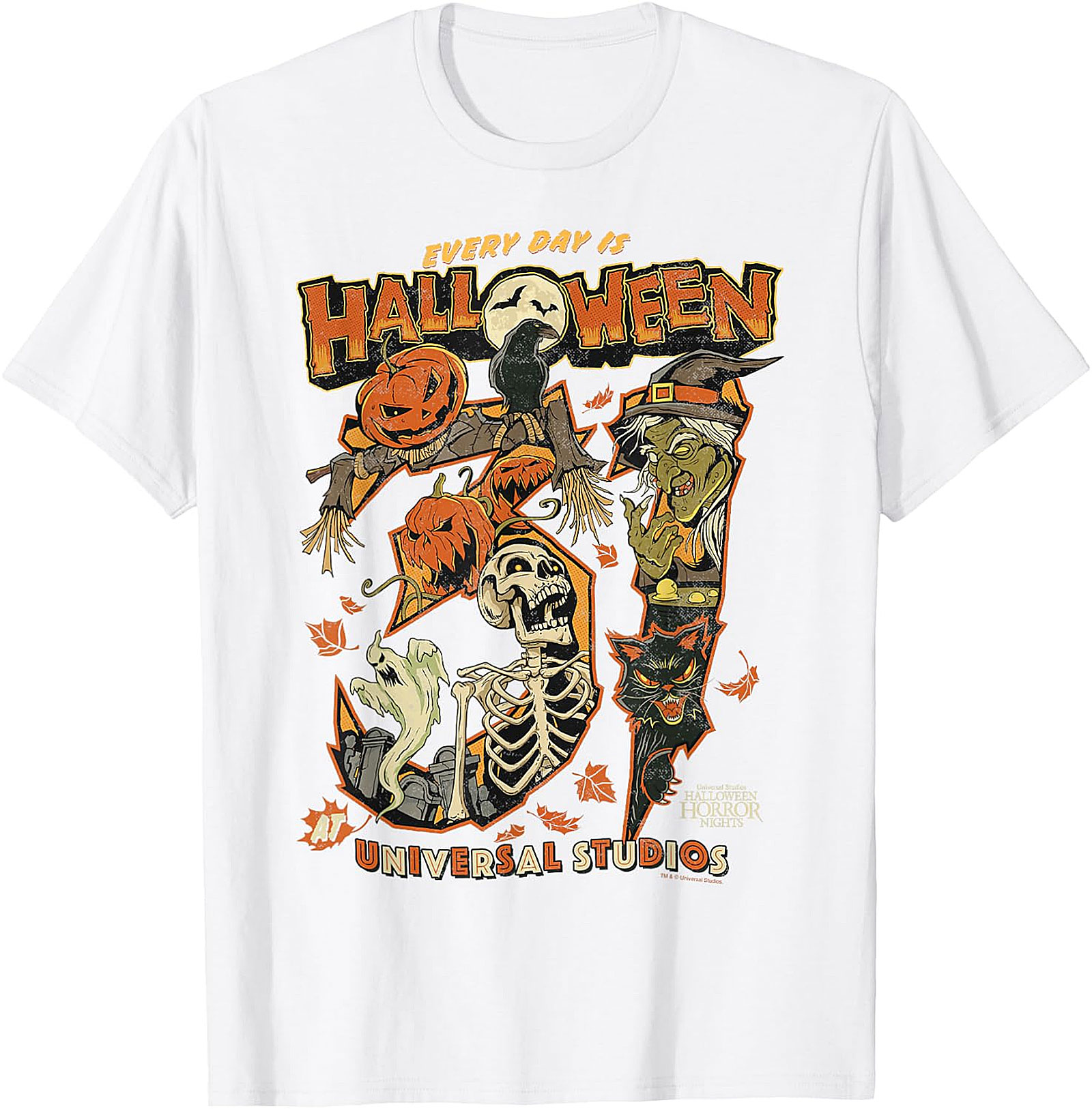 Universal Studios Every Day Is Halloween Vintage T-Shirt