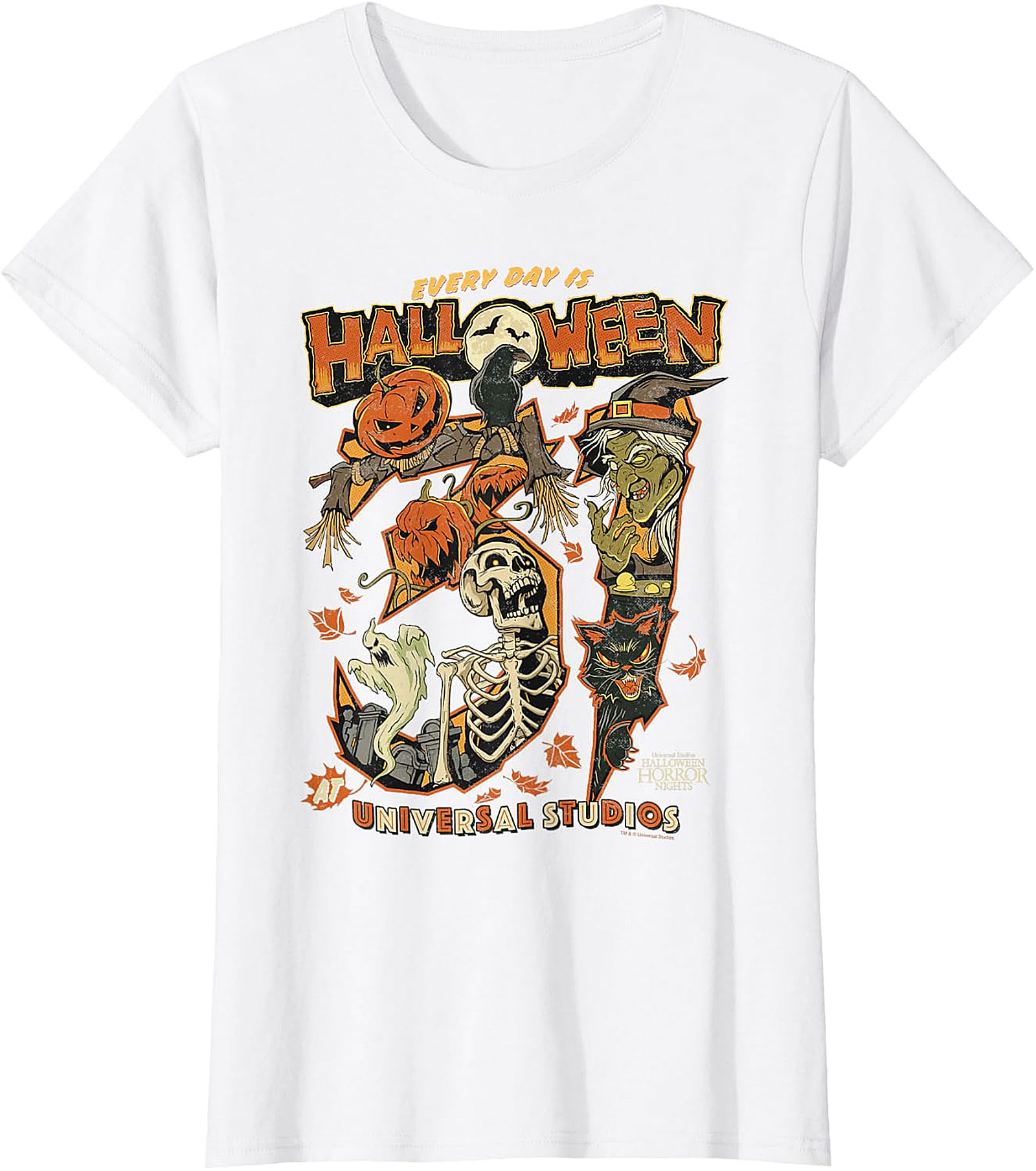 Universal Studios Every Day Is Halloween Vintage T-Shirt