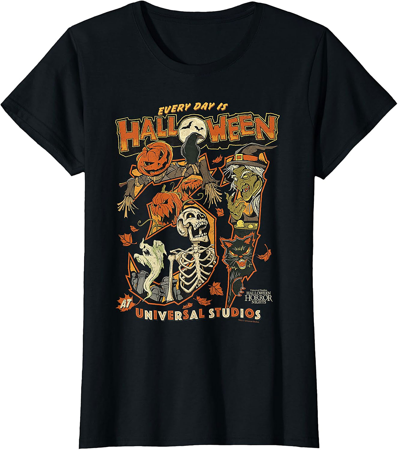 Universal Studios Every Day Is Halloween Vintage T-Shirt