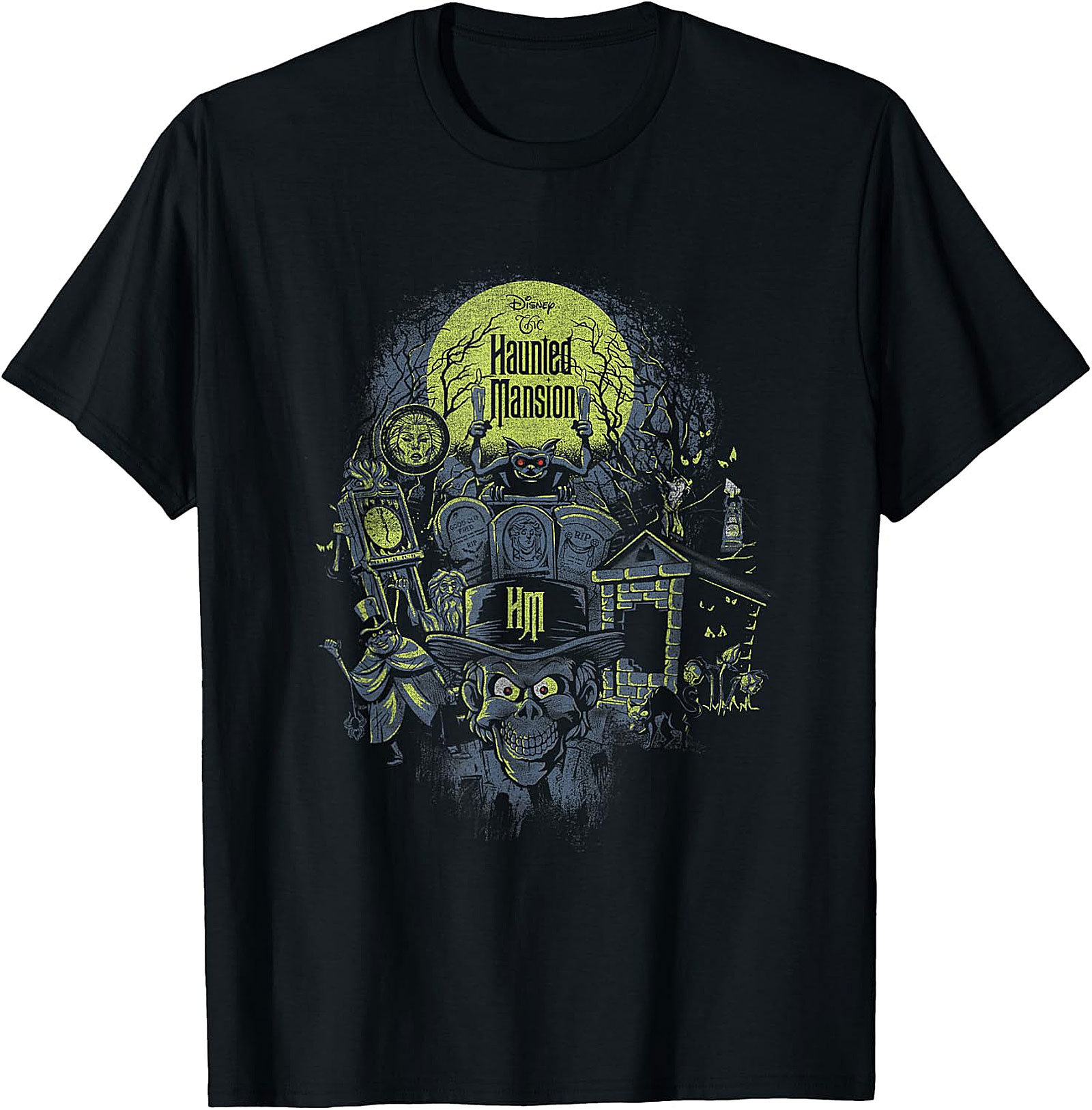 Haunted Mansion Spooky Silhouette T-Shirt