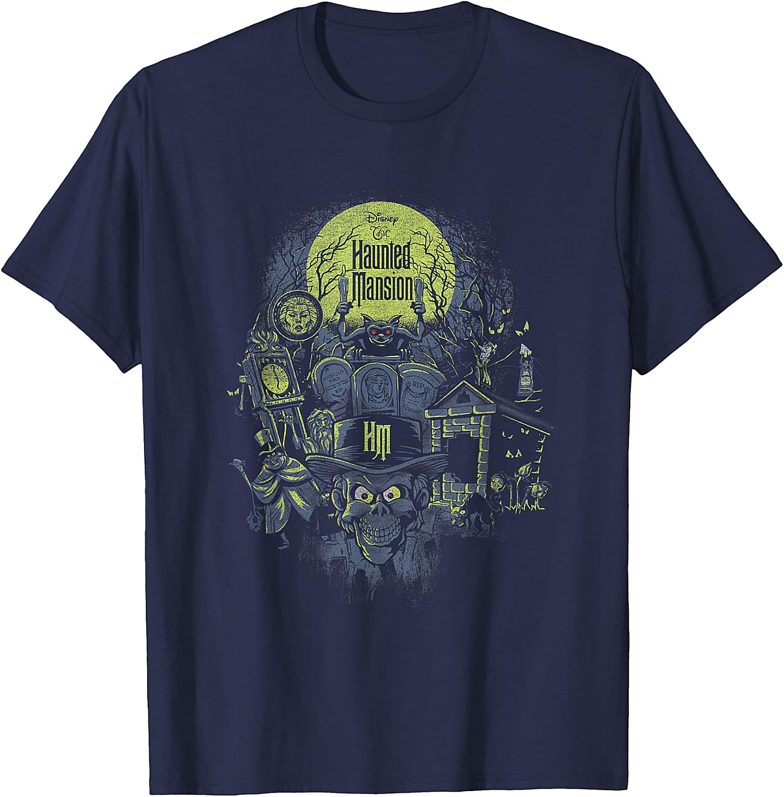 Haunted Mansion Spooky Silhouette T-Shirt