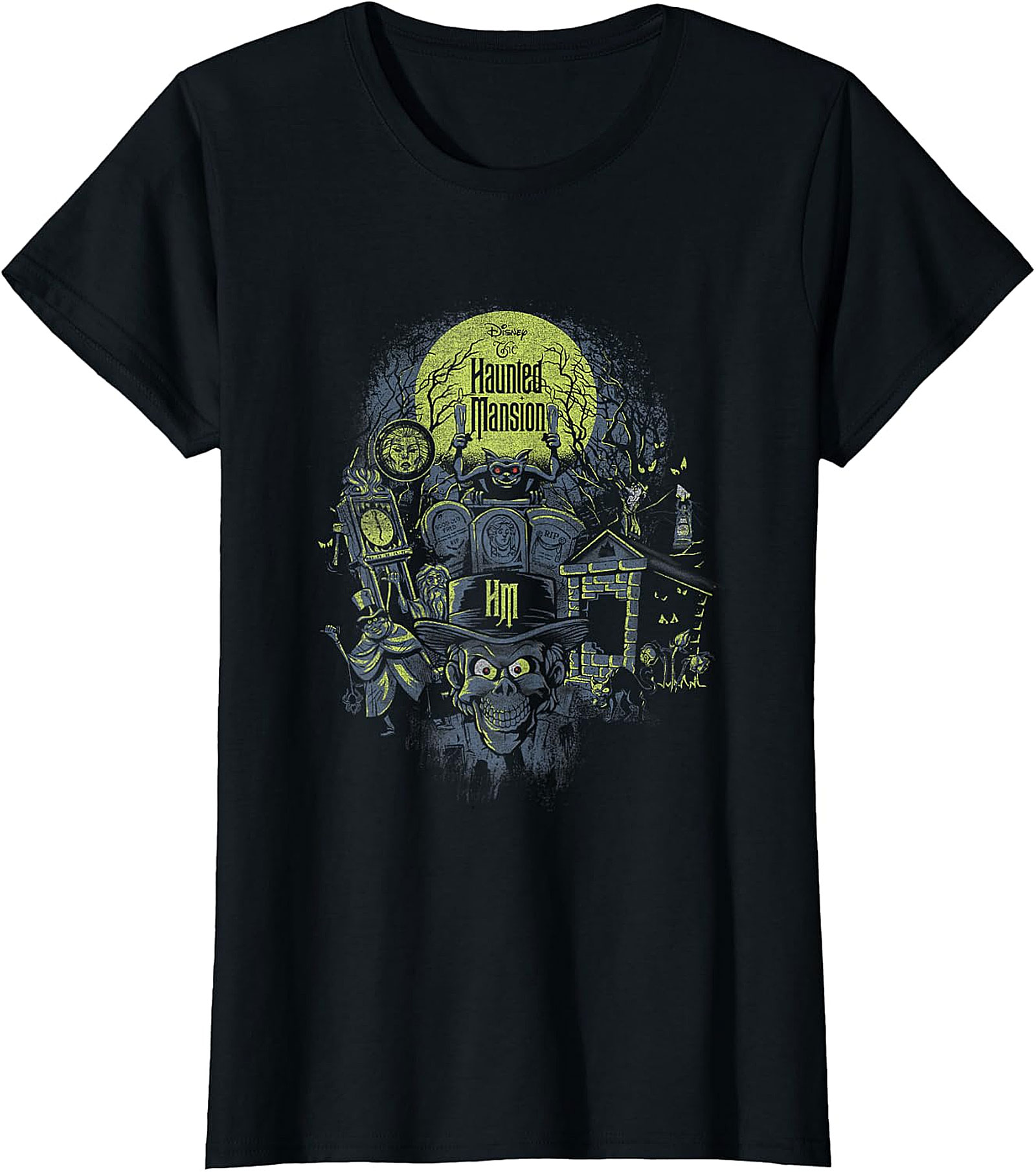 Haunted Mansion Spooky Silhouette T-Shirt