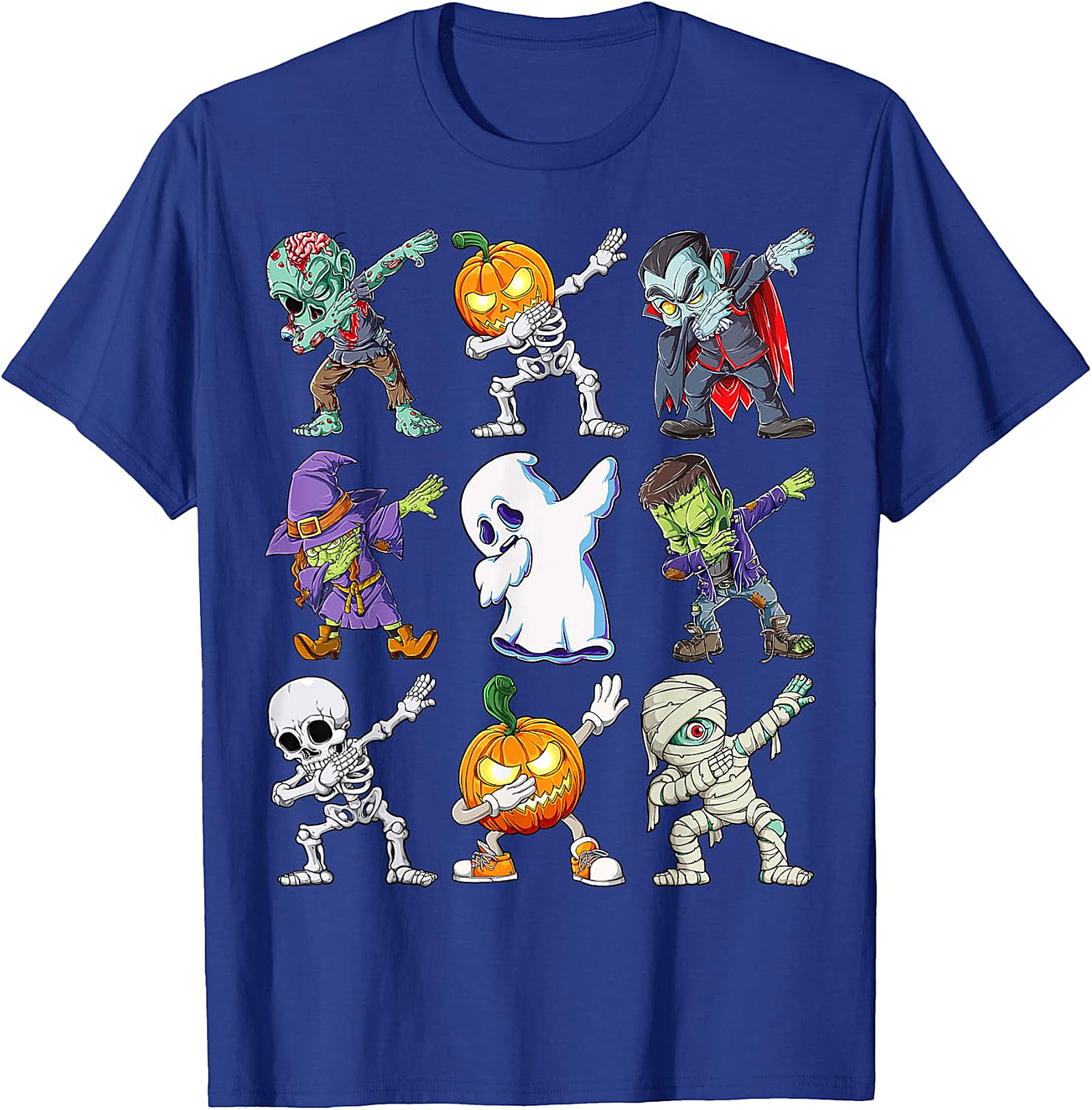  Dabbing Halloween Monsters T-Shirt | Funny Spooky Tee