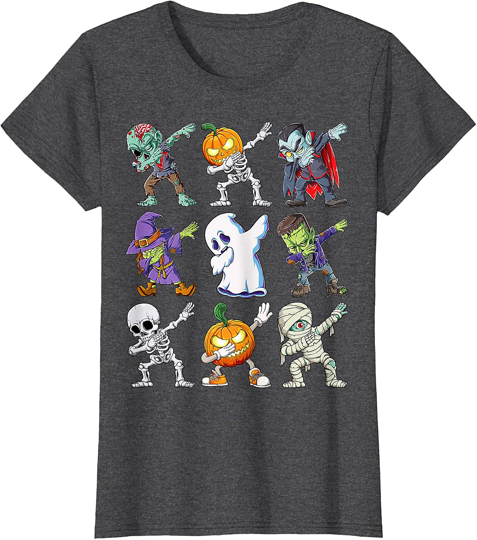  Dabbing Halloween Monsters T-Shirt | Funny Spooky Tee
