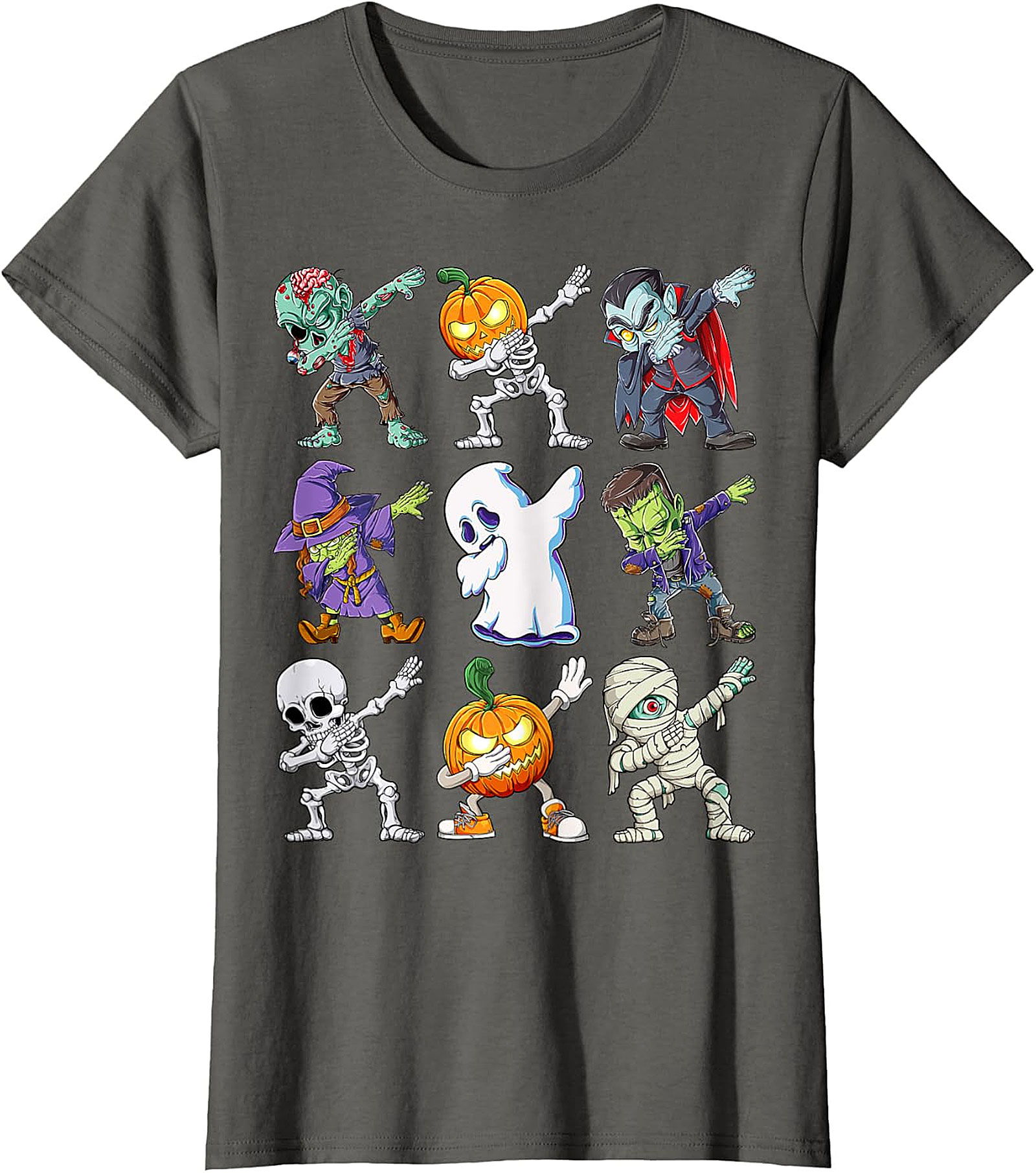  Dabbing Halloween Monsters T-Shirt | Funny Spooky Tee