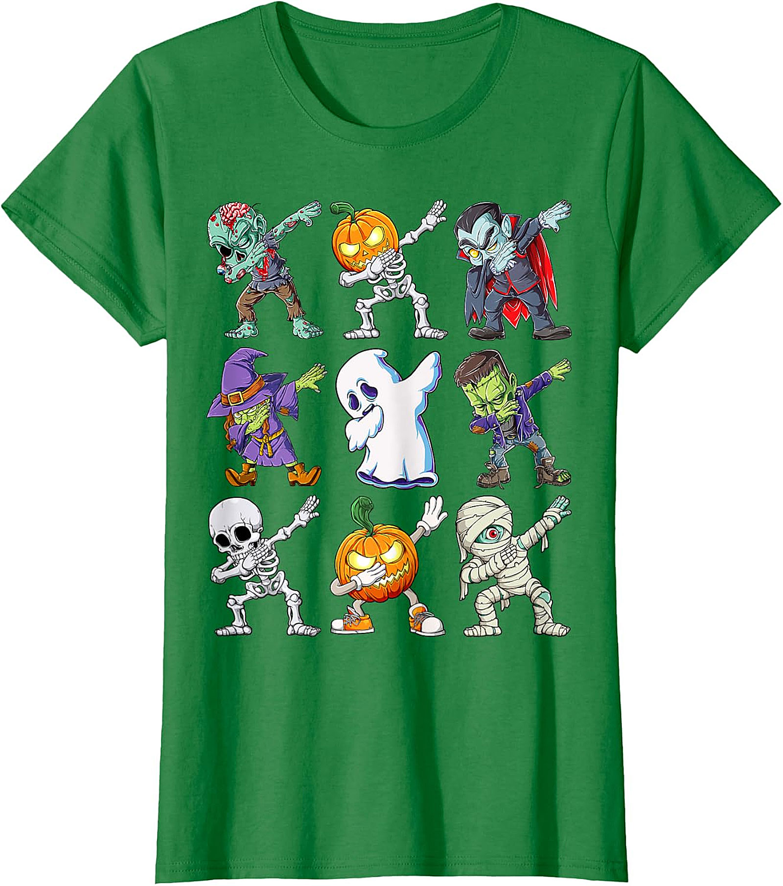  Dabbing Halloween Monsters T-Shirt | Funny Spooky Tee
