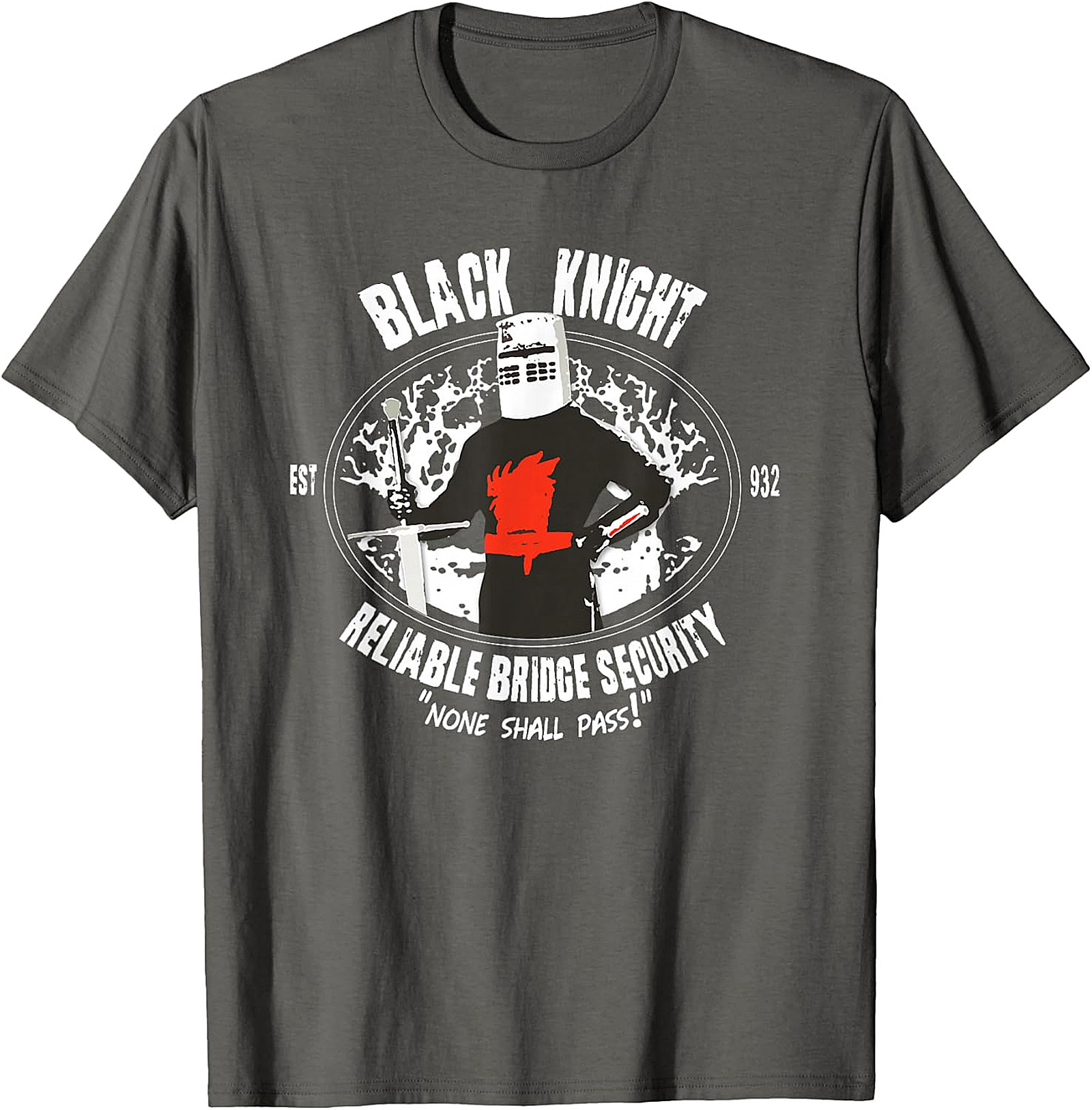 Black Knight None Shall Pass T-Shirt | Monty Python Tee