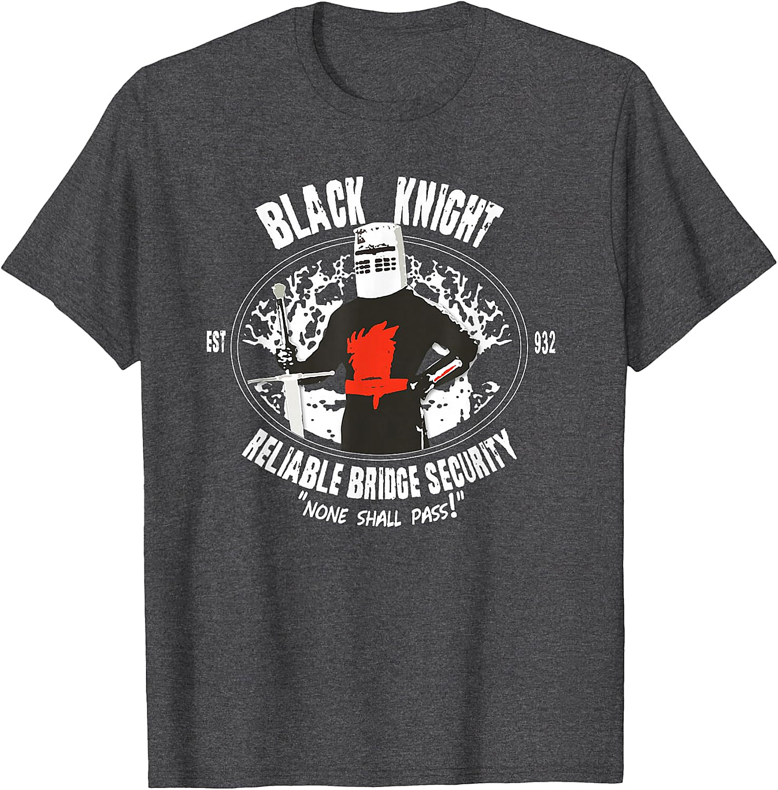 Black Knight None Shall Pass T-Shirt | Monty Python Tee