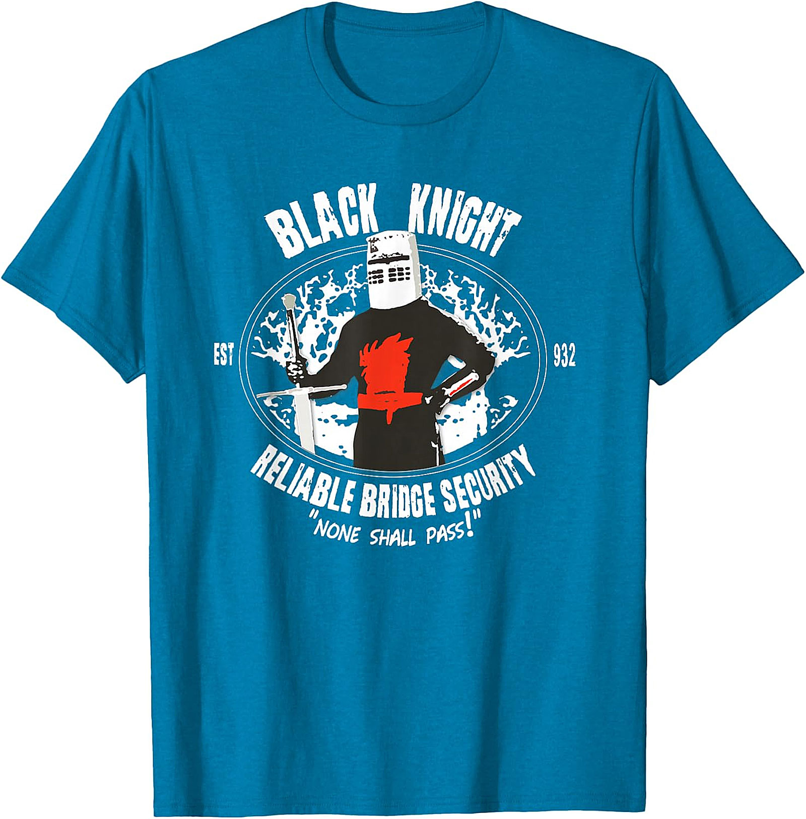 Black Knight None Shall Pass T-Shirt | Monty Python Tee