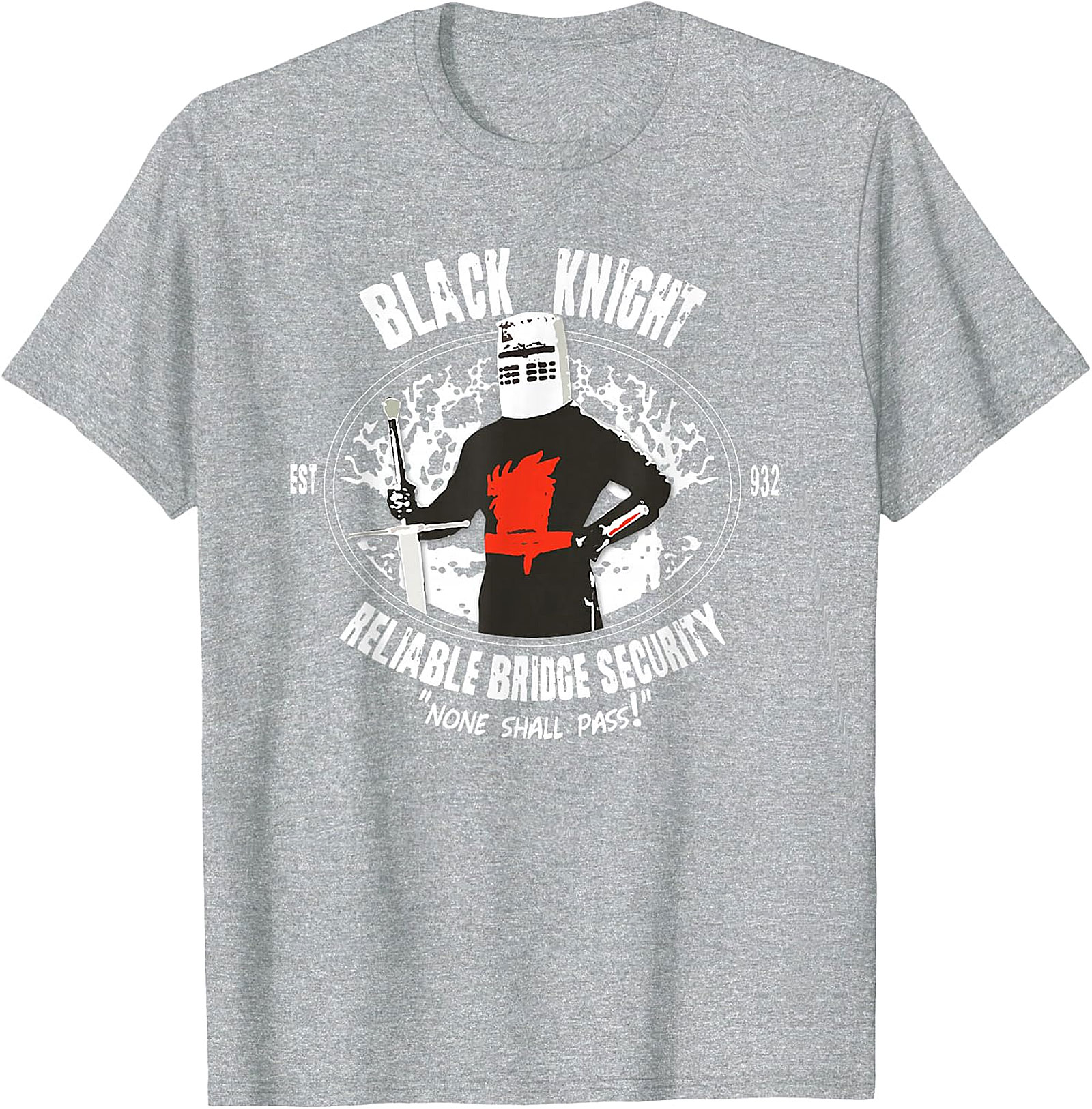 Black Knight None Shall Pass T-Shirt | Monty Python Tee