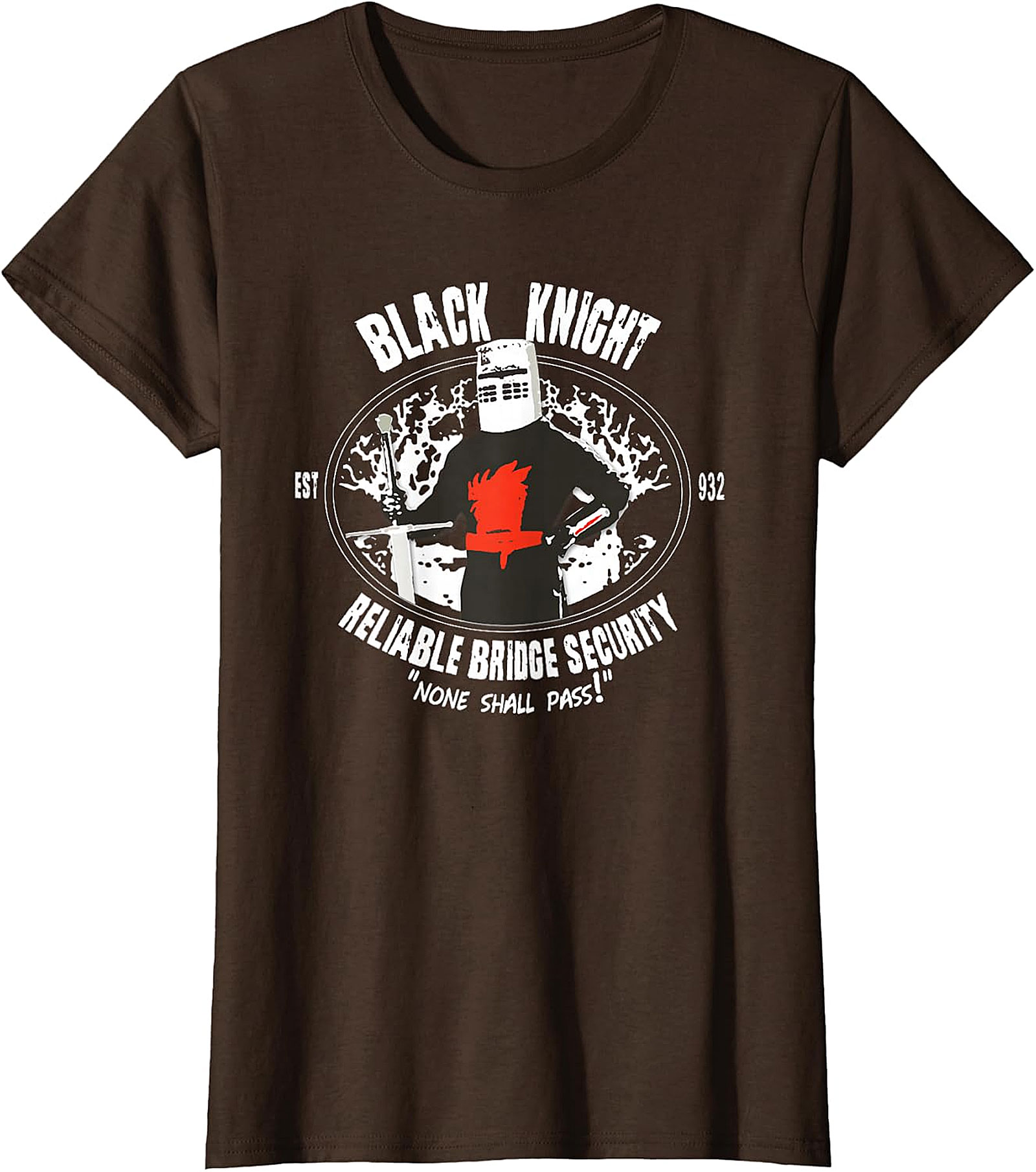 Black Knight None Shall Pass T-Shirt | Monty Python Tee