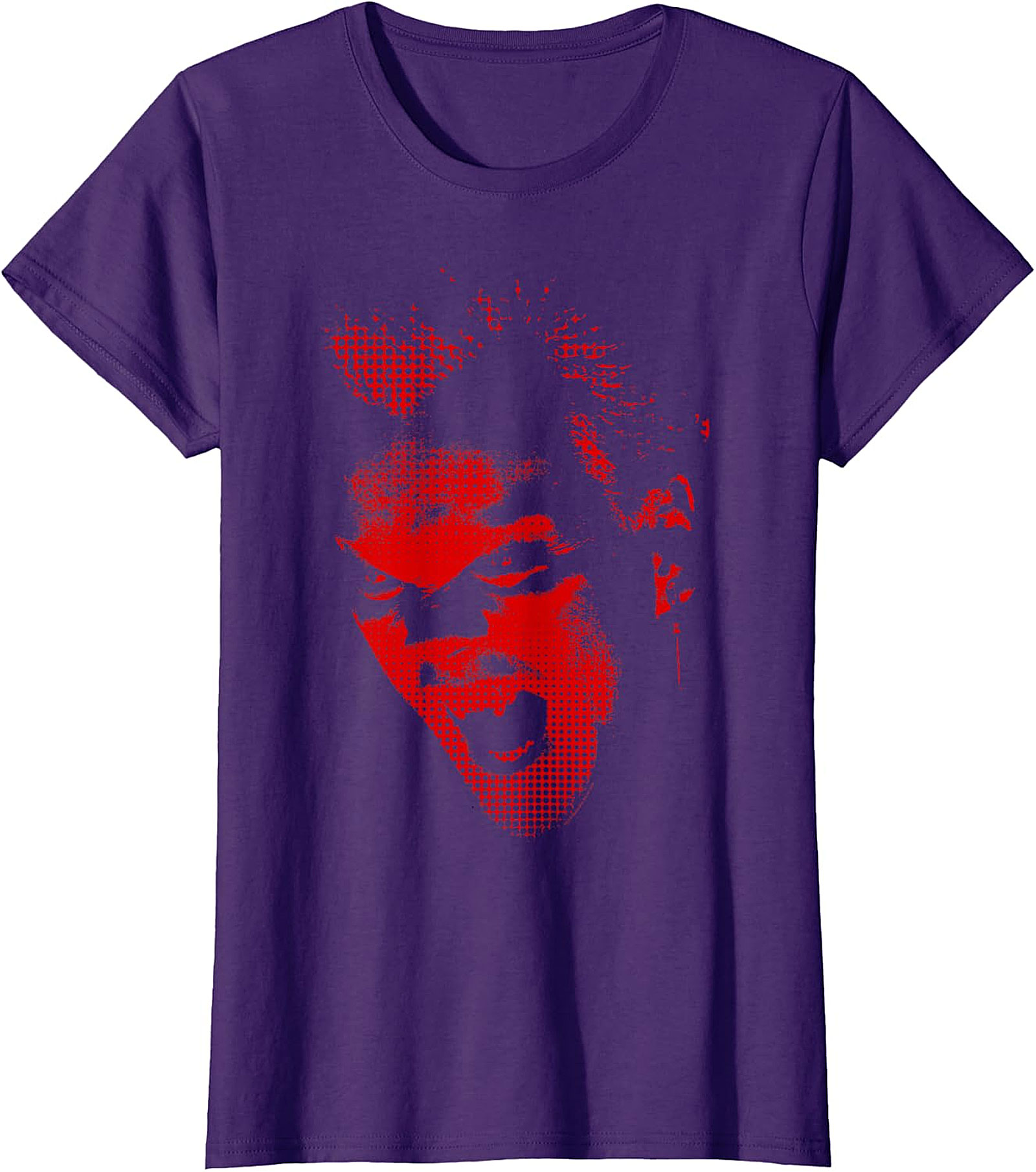 Red Screaming Face Graphic T-Shirt | Edgy Punk Rock Tee