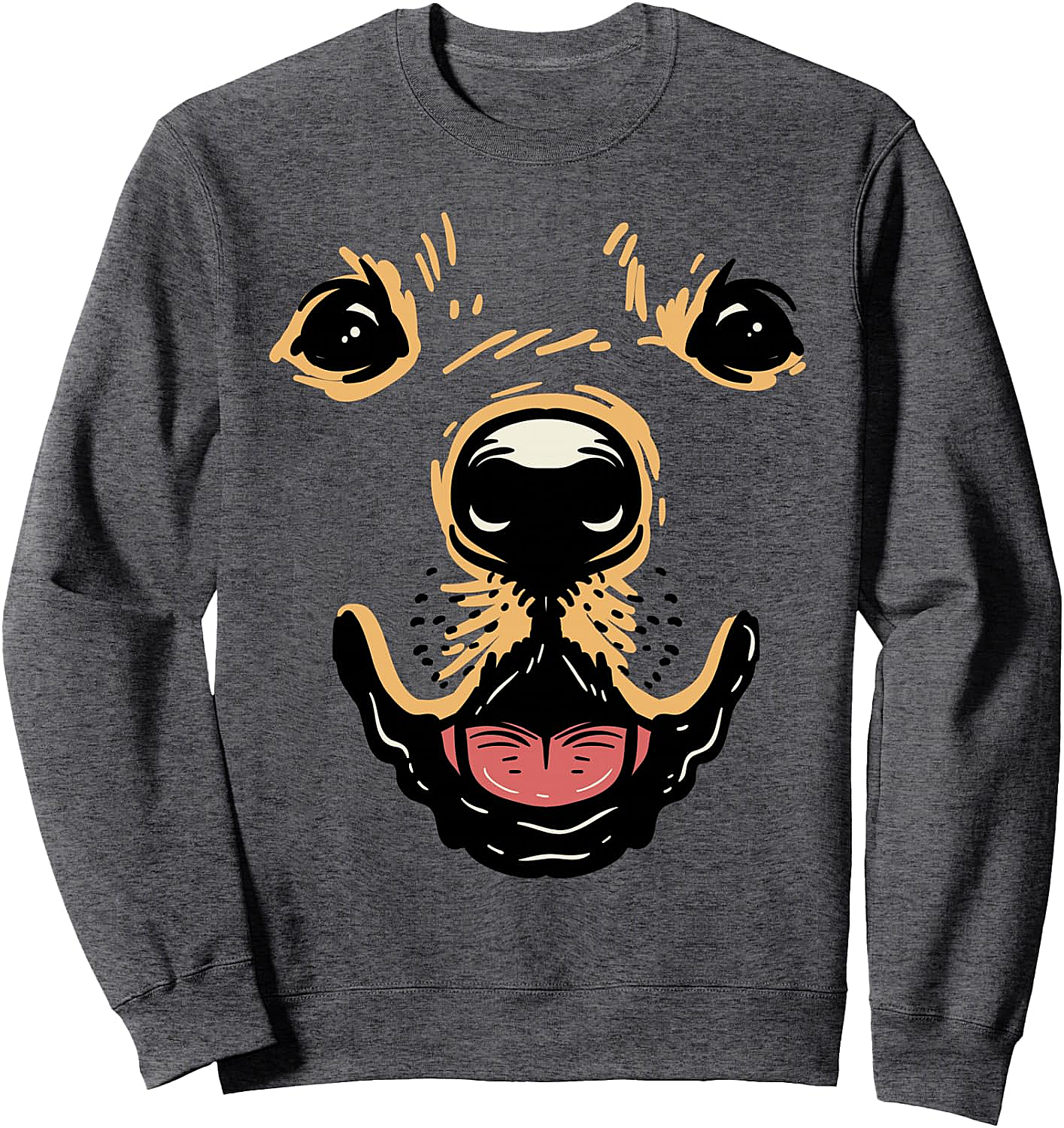 Dog Face Sweatshirt Golden Retriever Labrador Costume