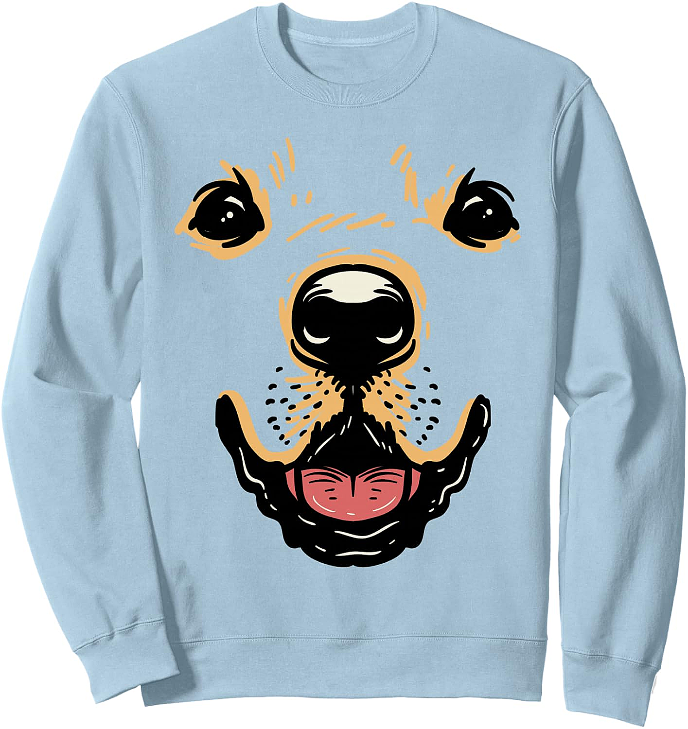 Dog Face Sweatshirt Golden Retriever Labrador Costume