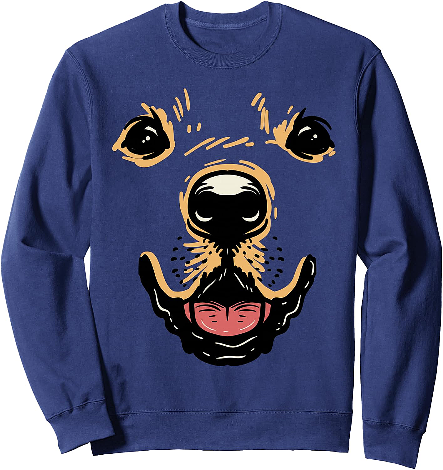 Dog Face Sweatshirt Golden Retriever Labrador Costume