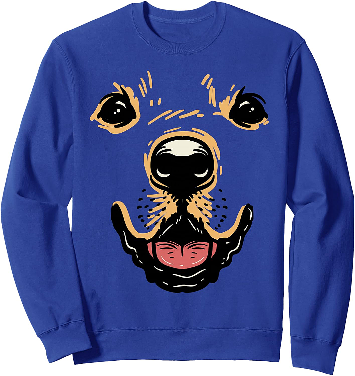 Dog Face Sweatshirt Golden Retriever Labrador Costume