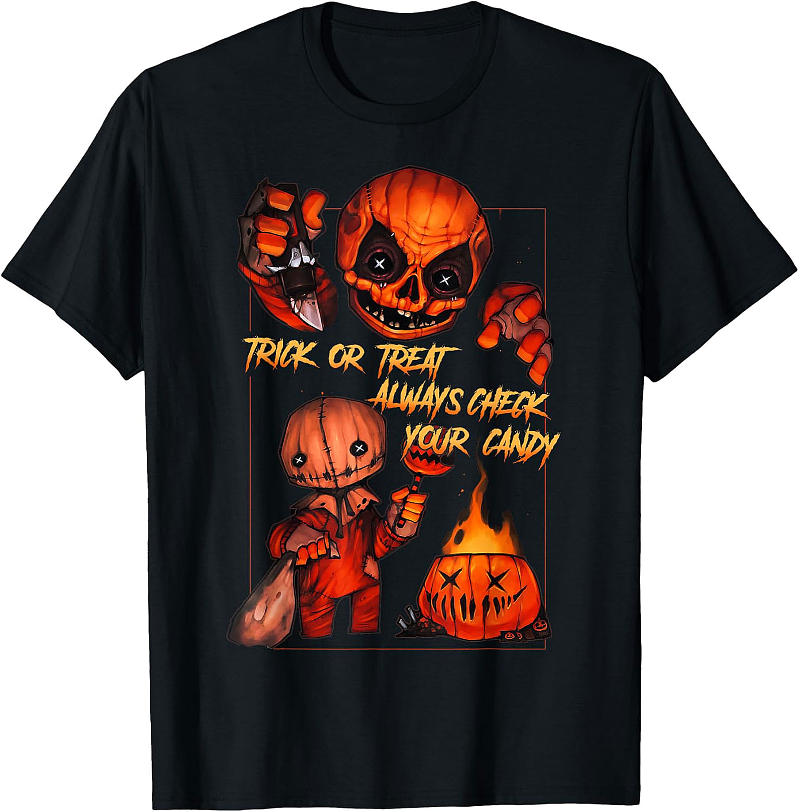 Trick 'r Treat Always Check Your Candy Horror T-Shirt