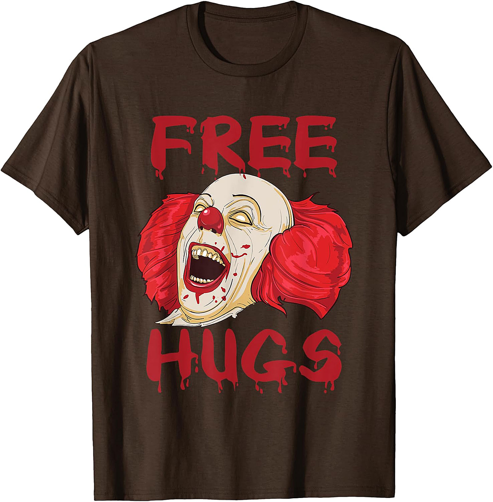 Scary Clown "Free Hugs" Horror T-Shirt | Spooky Tee