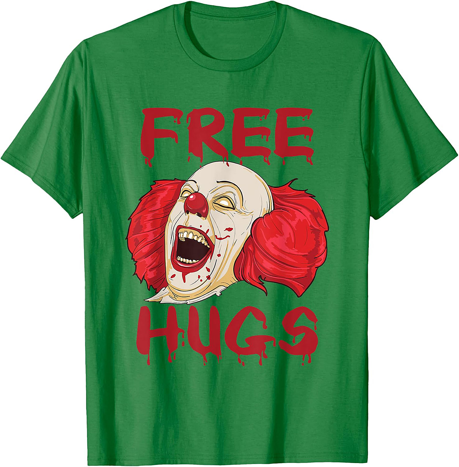 Scary Clown "Free Hugs" Horror T-Shirt | Spooky Tee