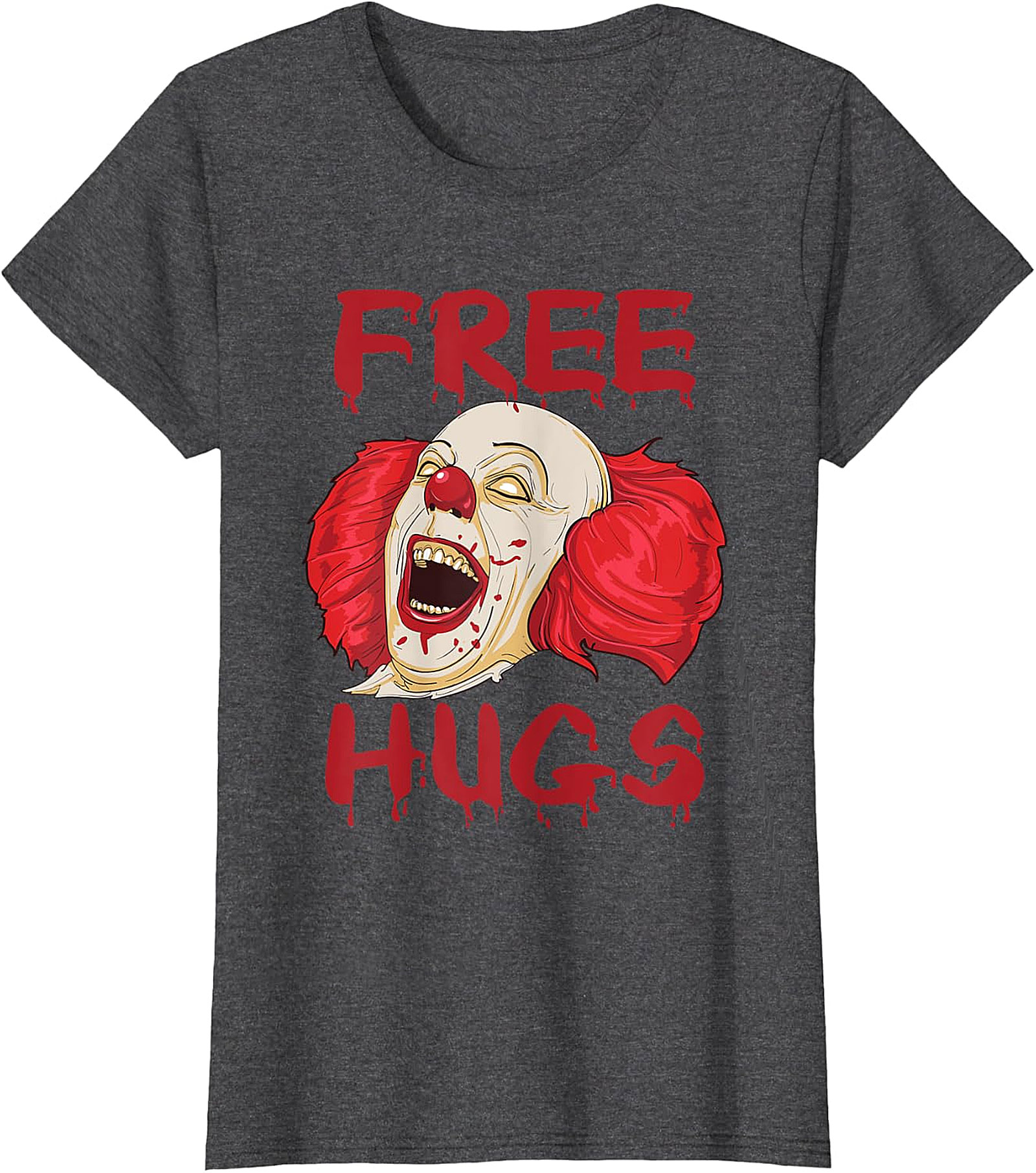 Scary Clown "Free Hugs" Horror T-Shirt | Spooky Tee