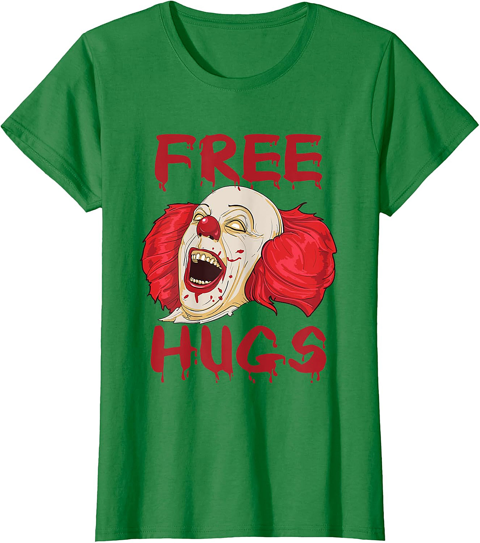 Scary Clown "Free Hugs" Horror T-Shirt | Spooky Tee