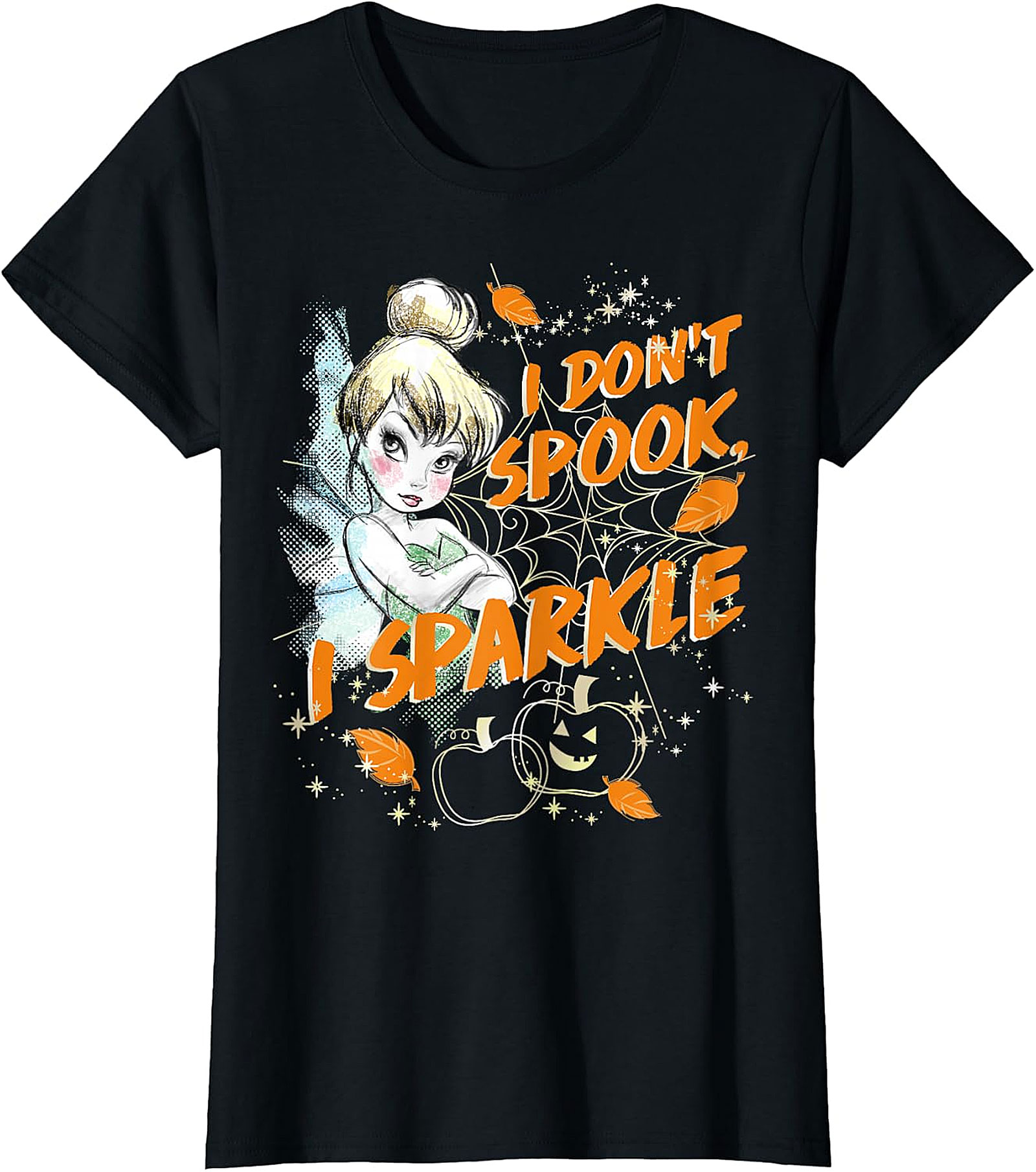 Tinker Bell "I Don't Spook, I Sparkle" Halloween Tee