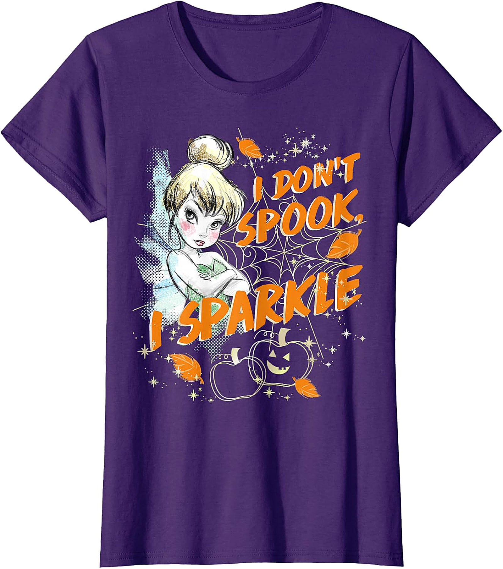 Tinker Bell "I Don't Spook, I Sparkle" Halloween Tee